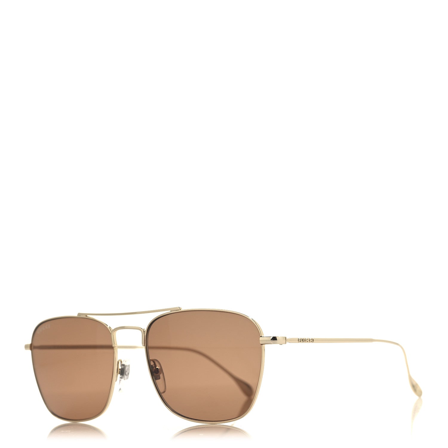 Metal Aviator Sunglasses GG1183S Gold Brown