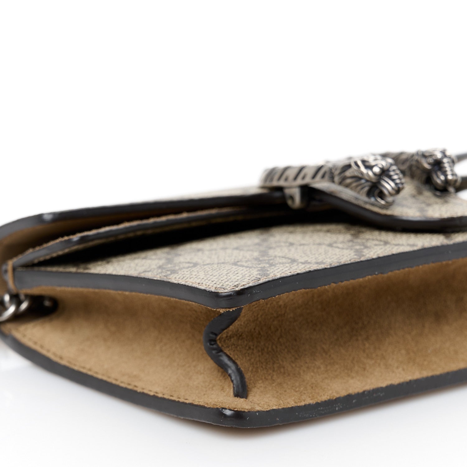 GG Supreme Monogram Super Mini Dionysus Shoulder Bag Taupe