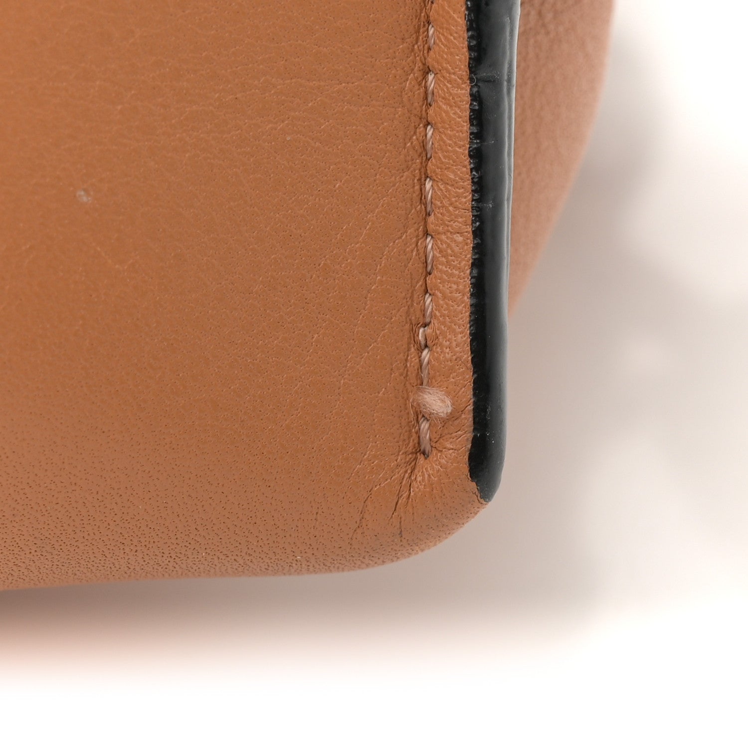 Calfskin Mini Flamenco Knot Clutch Warm Desert