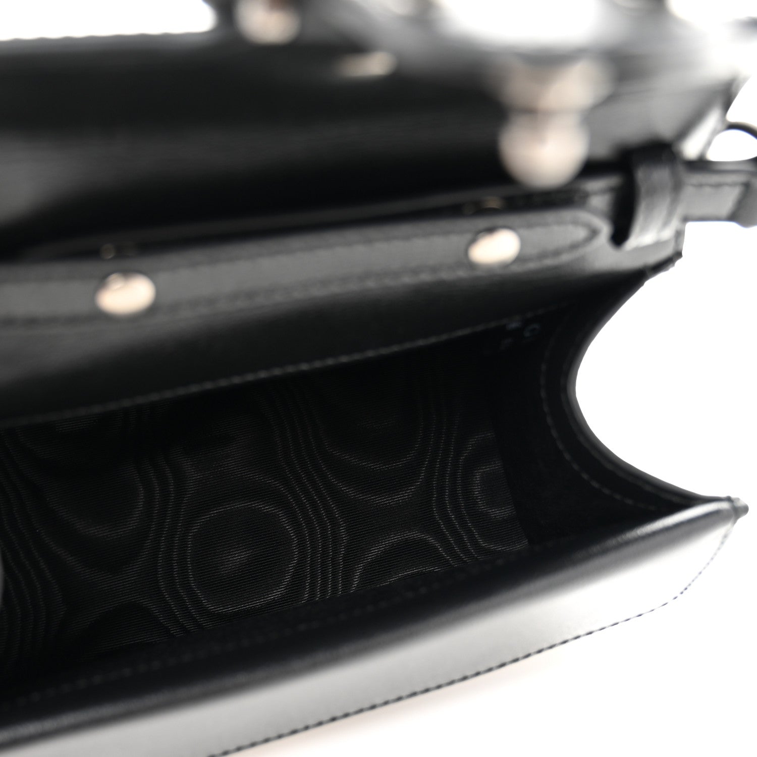 Satin Crystal GG Monogram Mini Dionysus Top Handle Bag Black