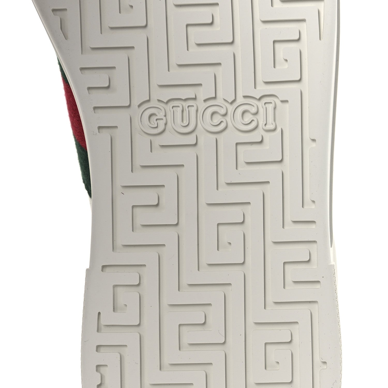 Ultralight Plume Calfskin Web Mens New Ace Sneakers 9 Green Ace