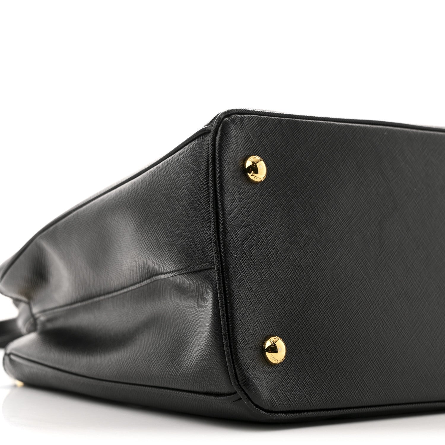 Saffiano Lux Medium Tote Black