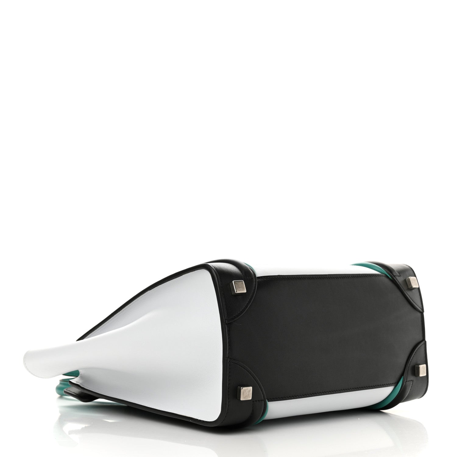 Smooth Calfskin Micro Tri-Color Luggage Frost