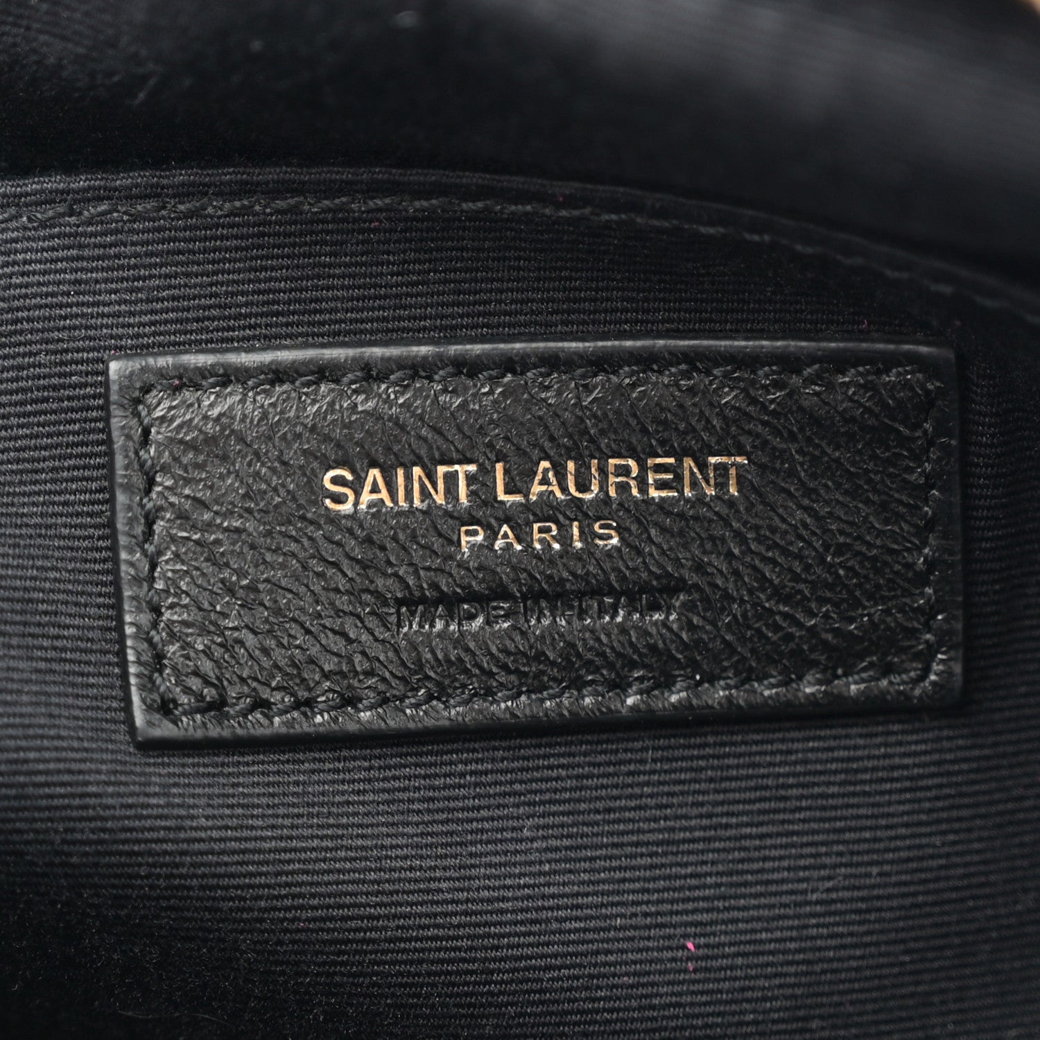 Calfskin Matelasse Monogram Lou Camera Bag Bright Pink