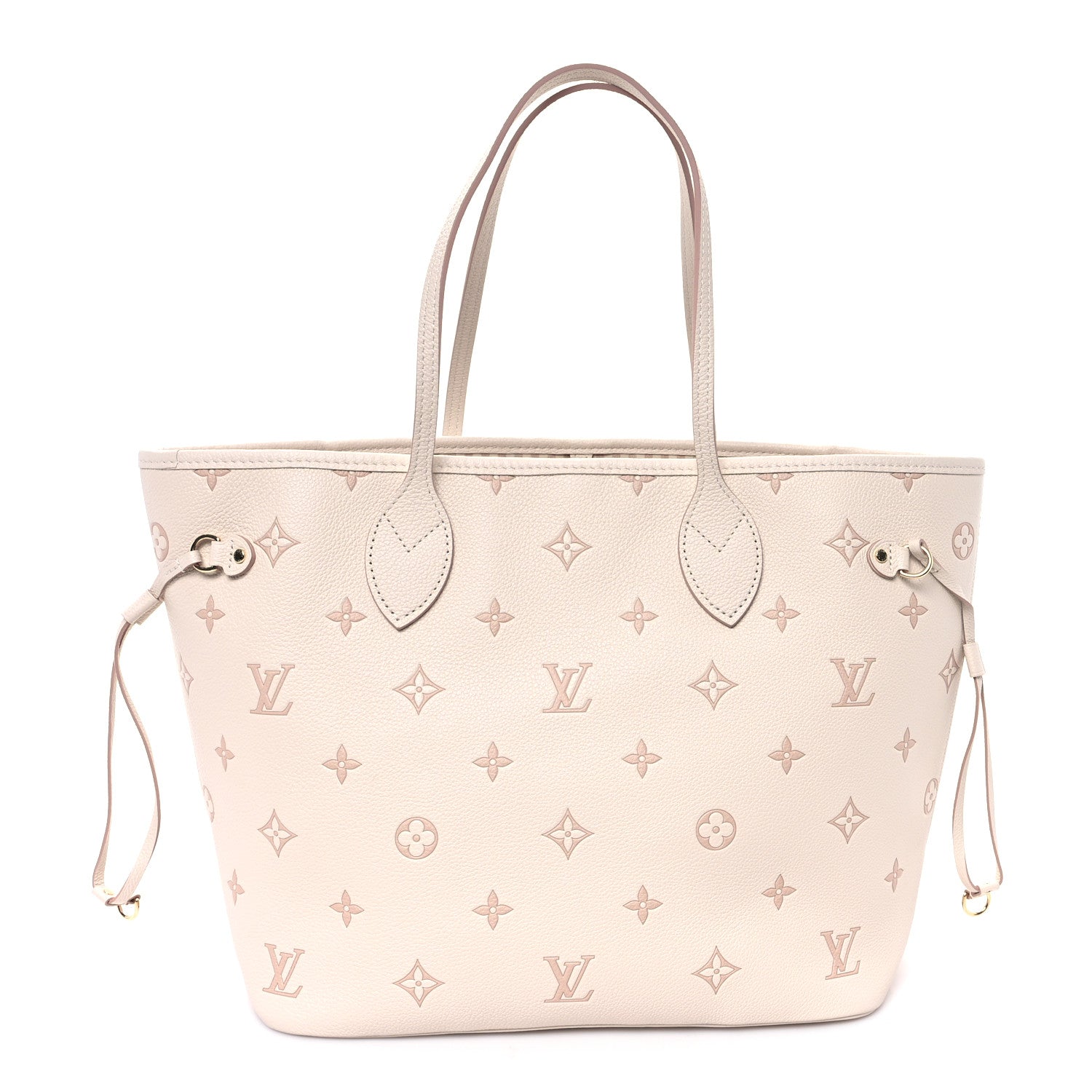 Monogram Debossed Neverfull MM Eden