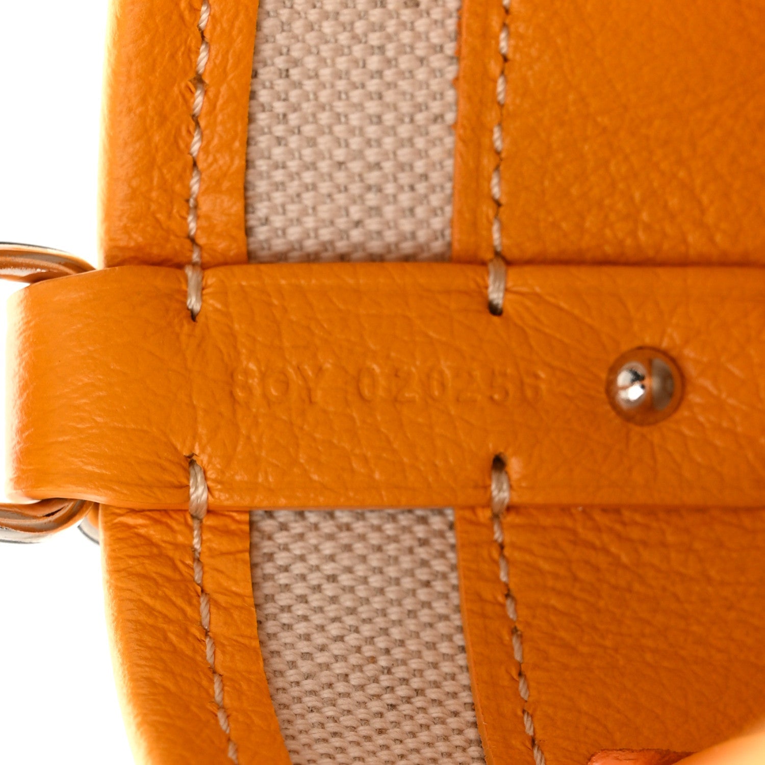 Goyardine Petit Flot Mini Bucket Bag Yellow