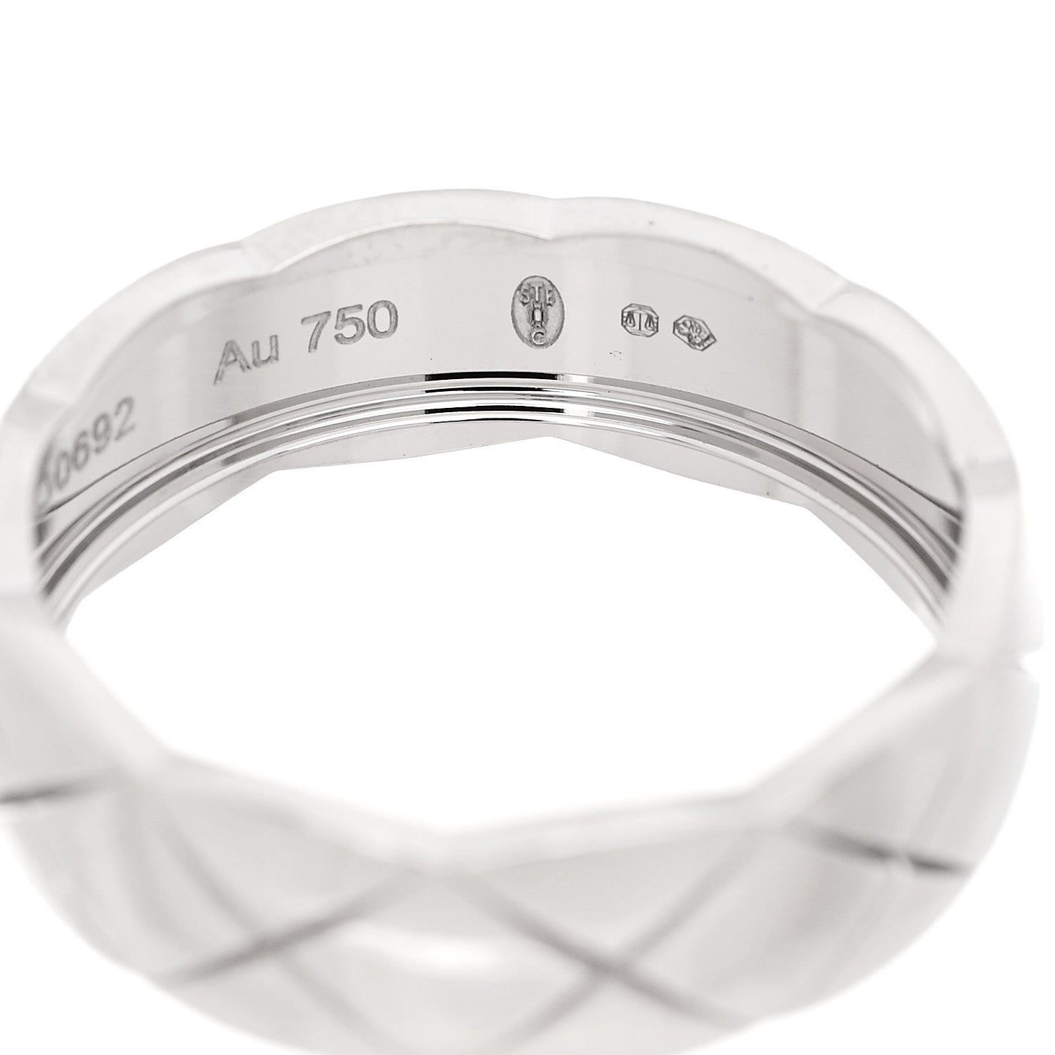 18K White Gold Small Coco Crush Ring 62 10