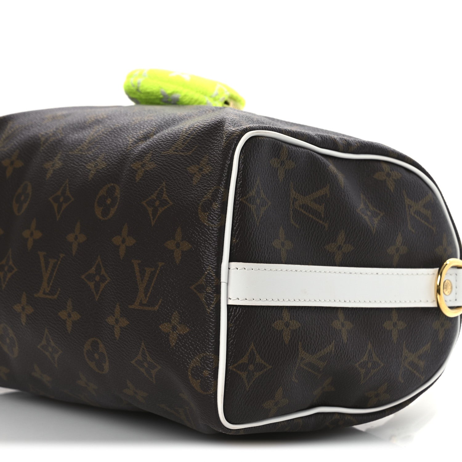 Monogram LV Match Speedy Bandouliere 25 White