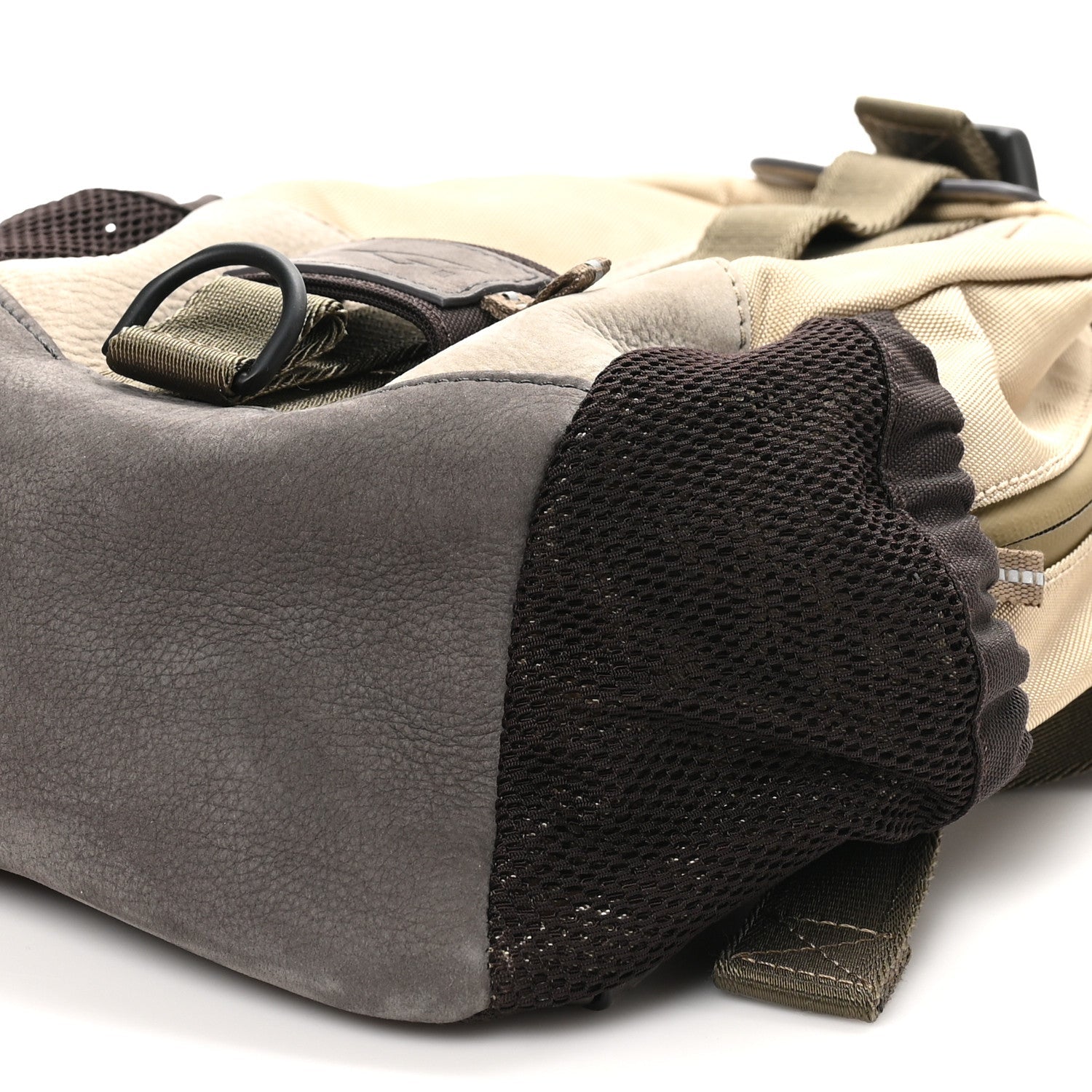 Nylon Nubuck G-Trail Small Sling Bag Brown