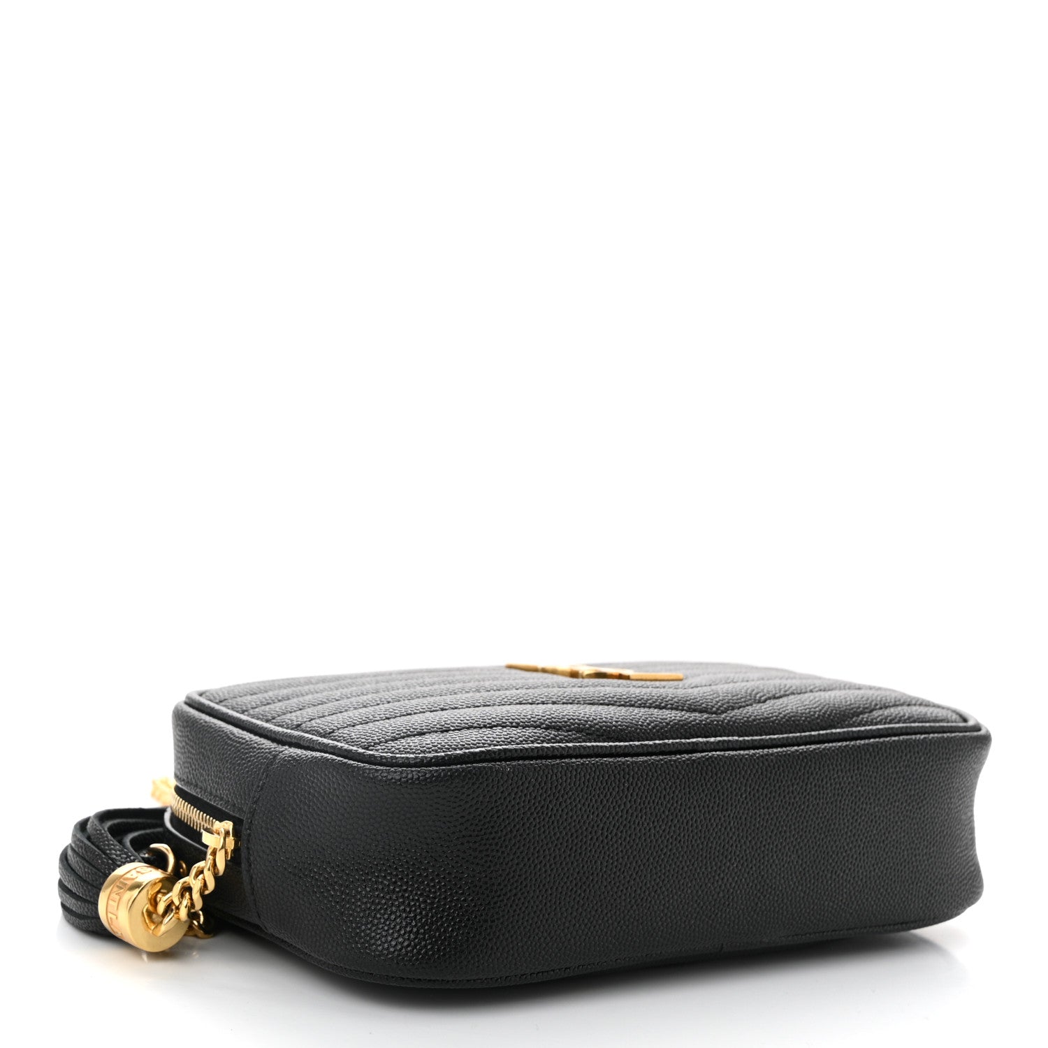 Grain De Poudre Matelasse Monogram Mini Lou Camera Bag Black
