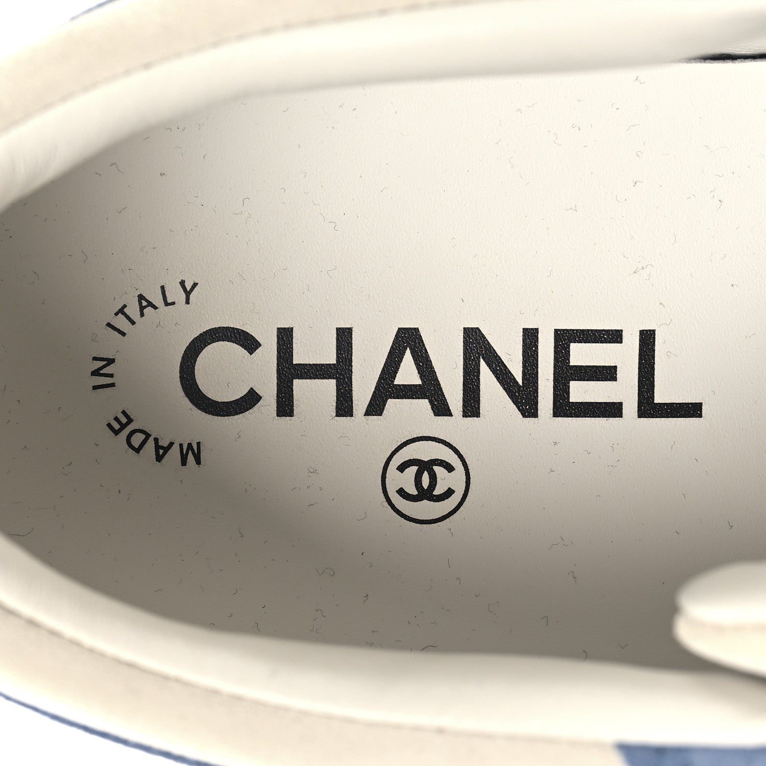 Suede Kidskin Womens CC Sneakers 39 White Blue