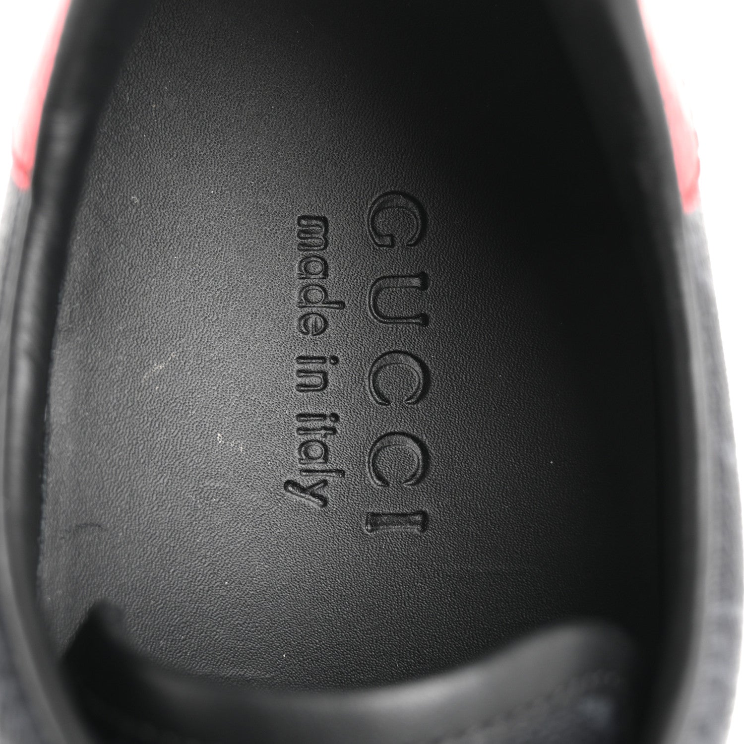 GG Supreme Monogram Ayers Web Mens New Ace Sneakers  5 Black