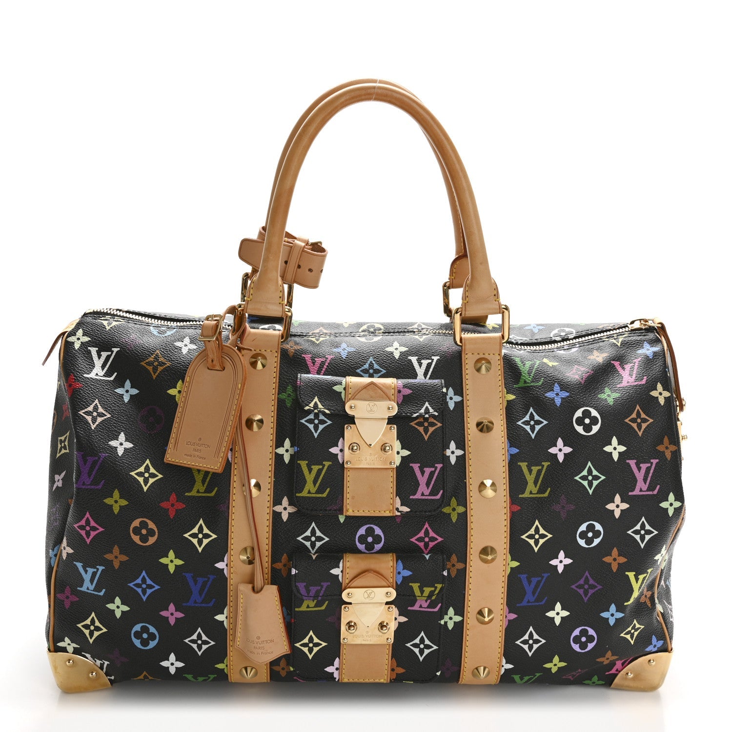 Monogram Multicolor Keepall 45 Black