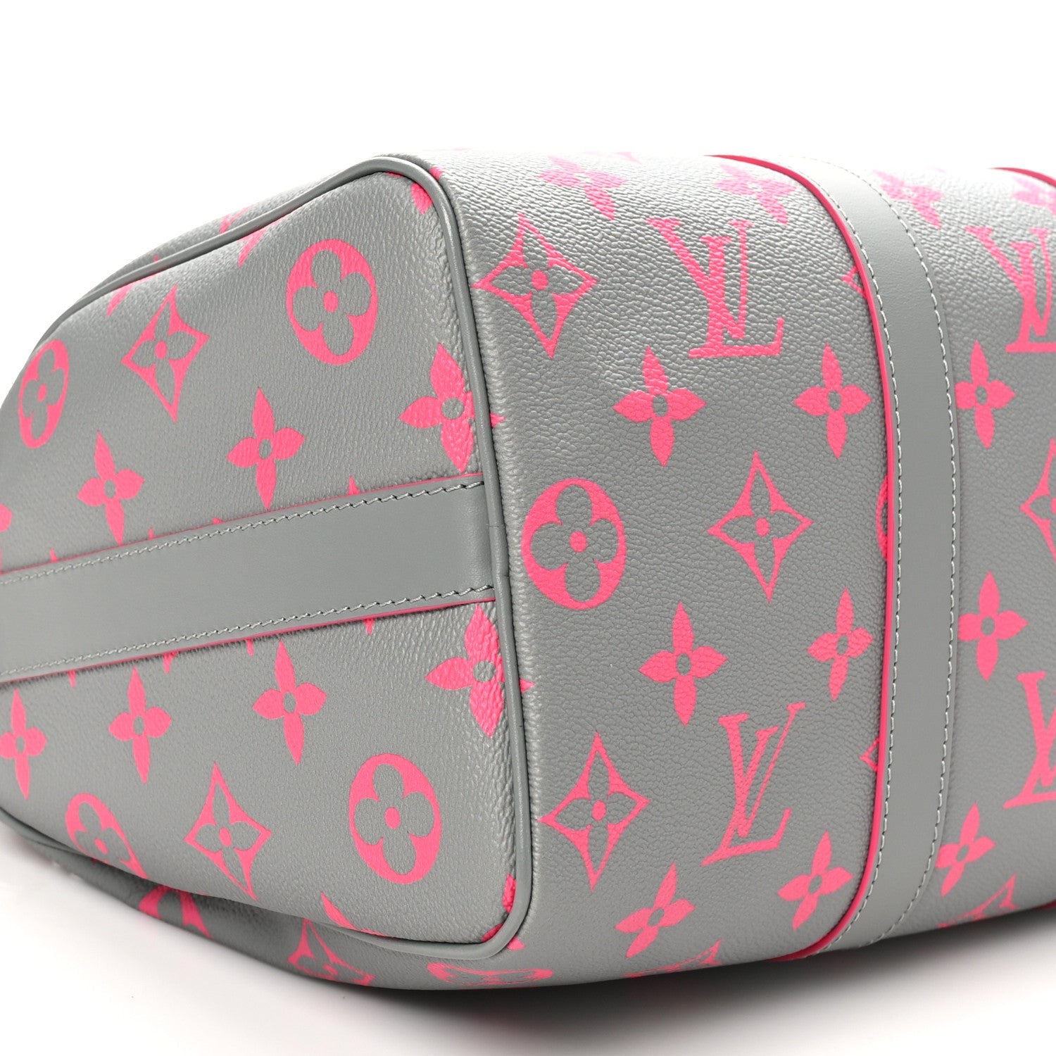 Monogram Glow Up Keepall Bandouliere 35 Grey Pink