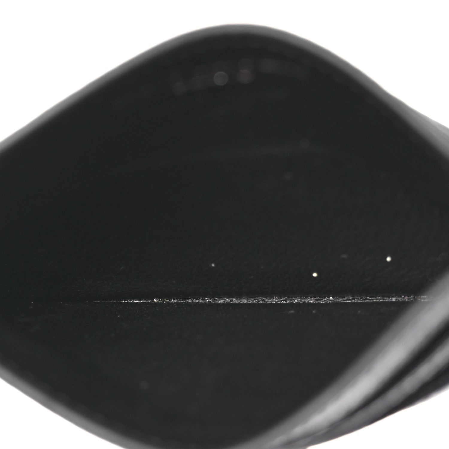 Grain De Poudre Matelasse Chevron Monochrome Monogram Credit Card Case Black