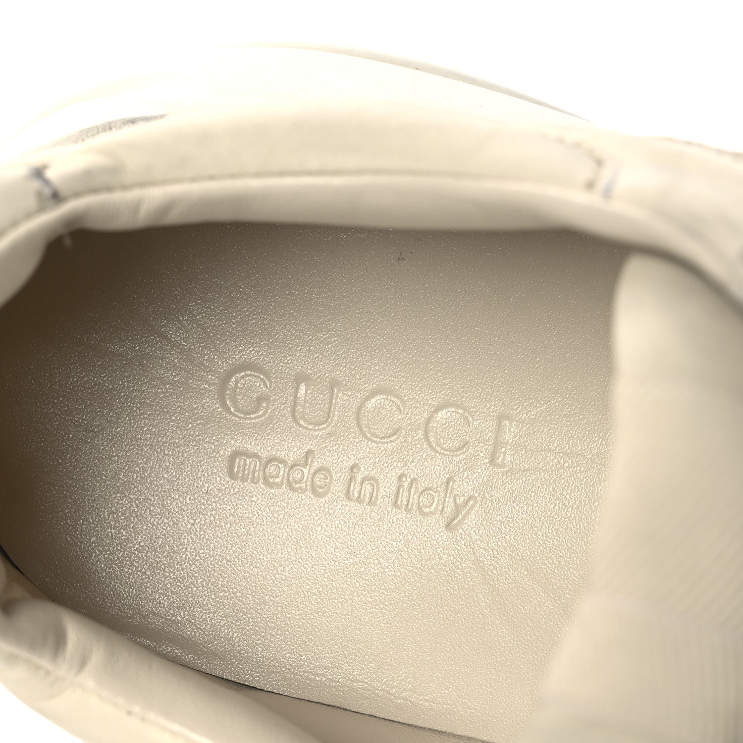 Soft Calfskin Mens Rhyton Sneakers 11.5 Ivory