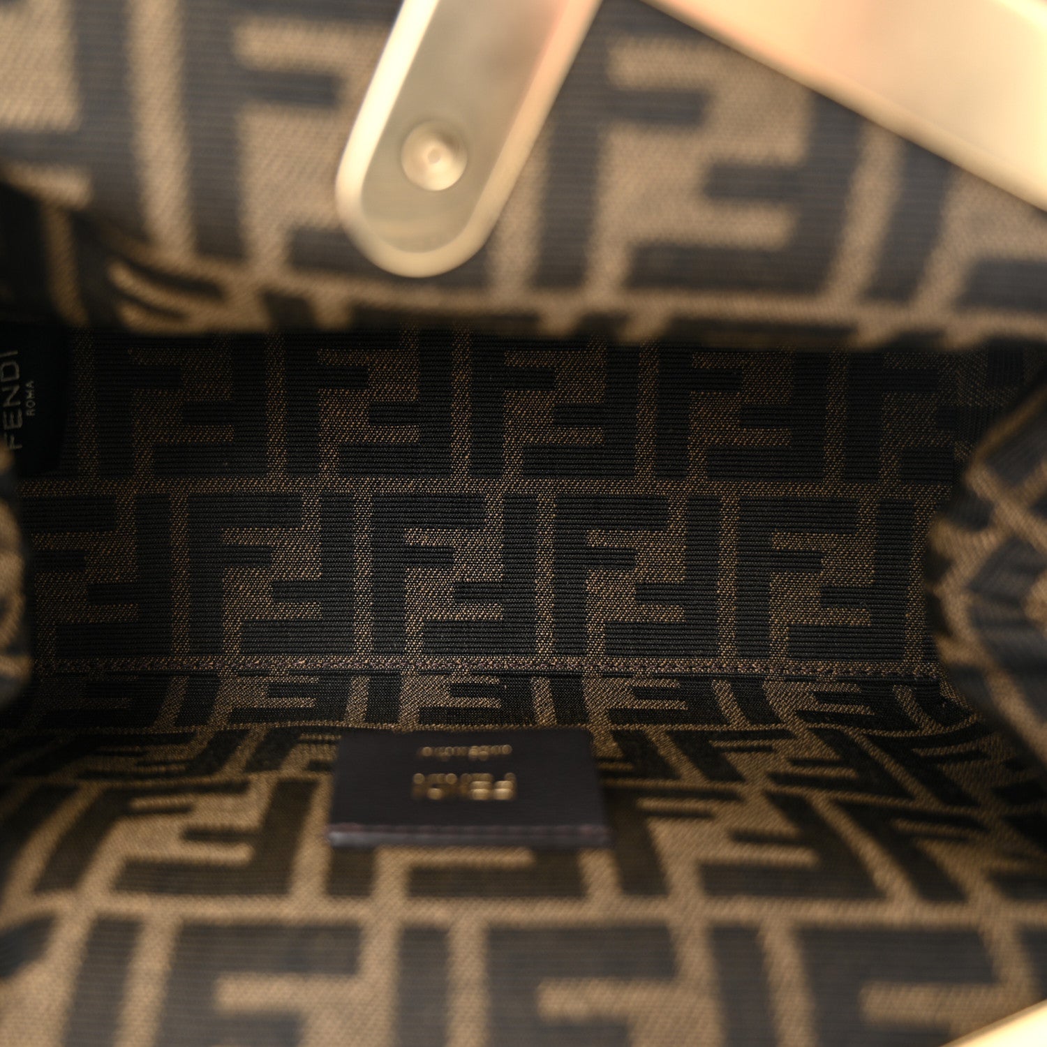 Shearling Small Fendi First Ghiaccio Oro Soft