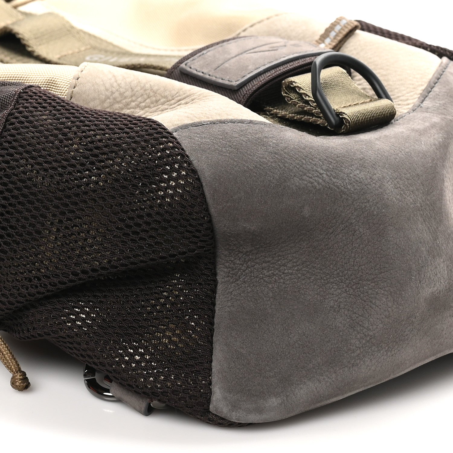 Nylon Nubuck G-Trail Small Sling Bag Brown