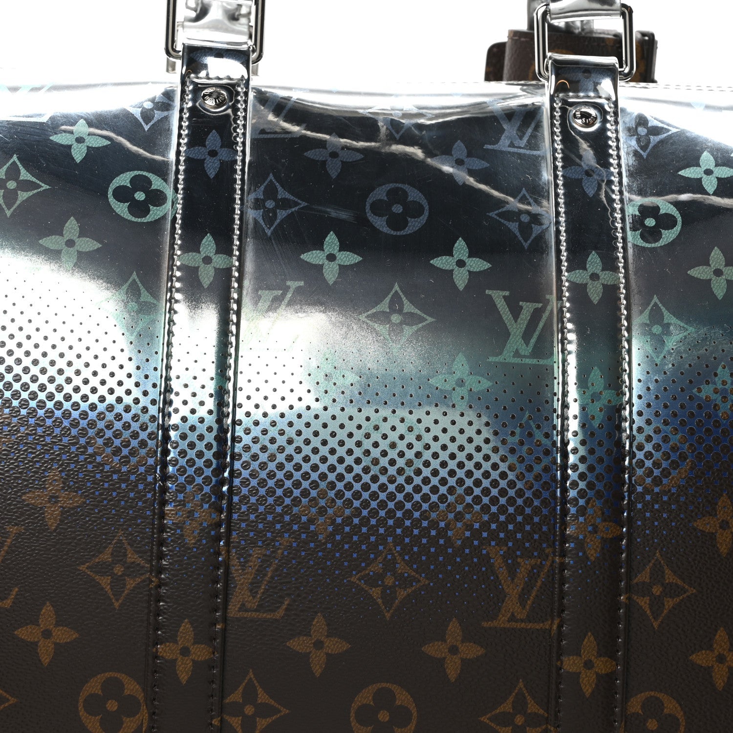 Metallic Nebula Monogram Speedy Bandouliere 50 Multicolor