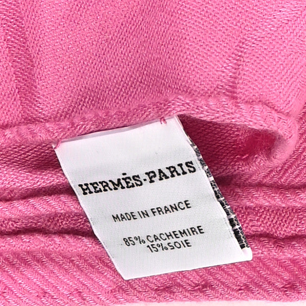 Cashmere Silk New Libris Stole Rose Bonbon