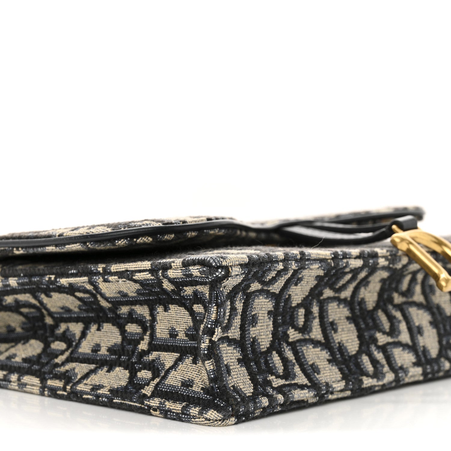 Oblique Saddle Chain Pouch Blue