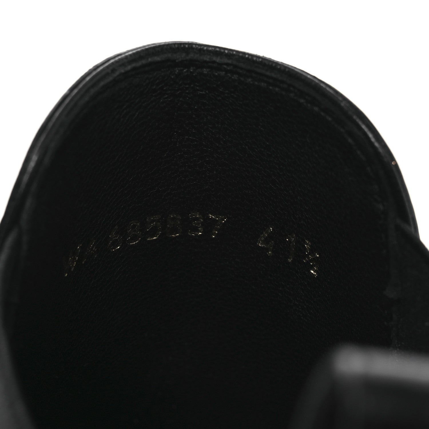 Calfskin Mens Banana 50 Boots 41.5 Black