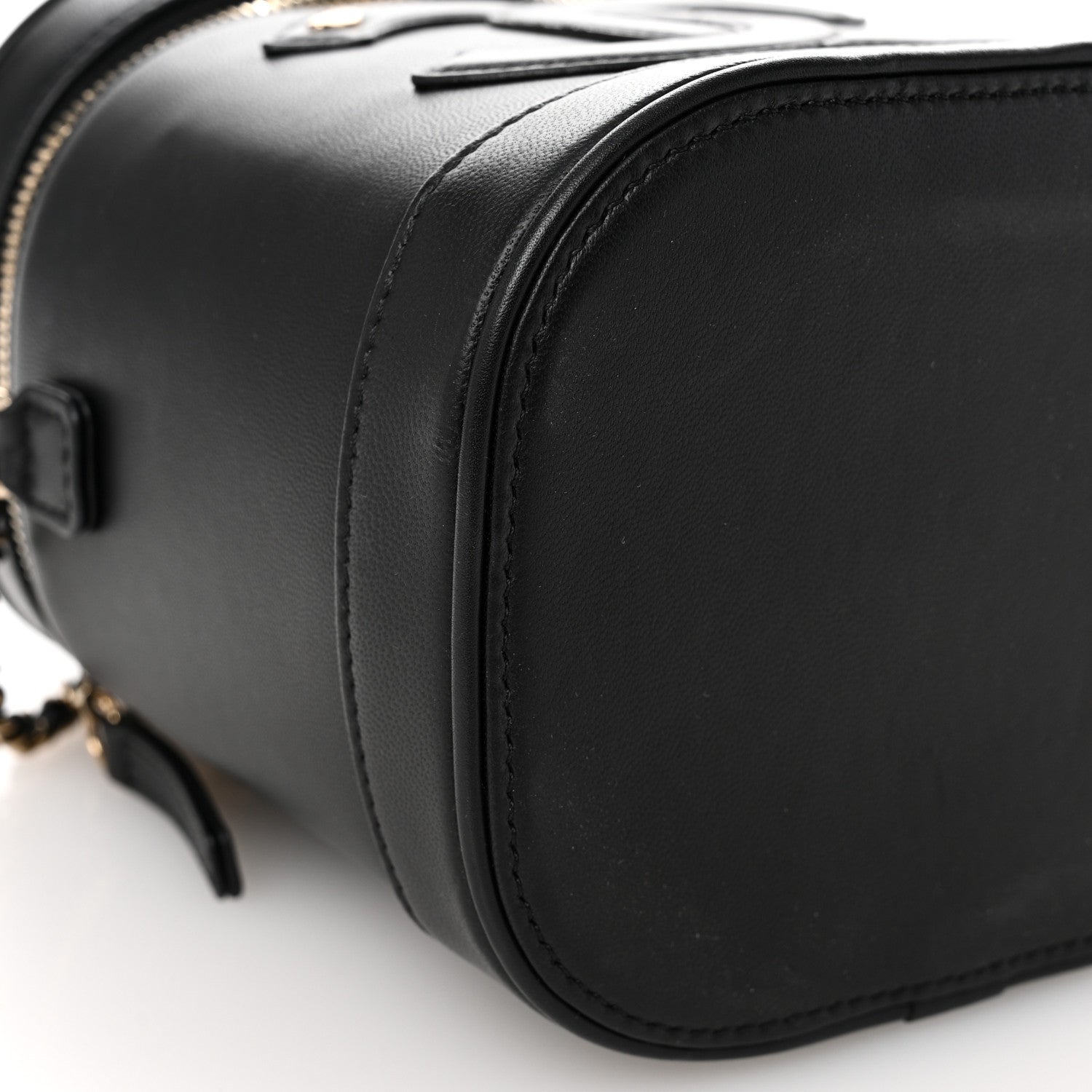 Lambskin Timeless Vanity Cosmetic Case Black