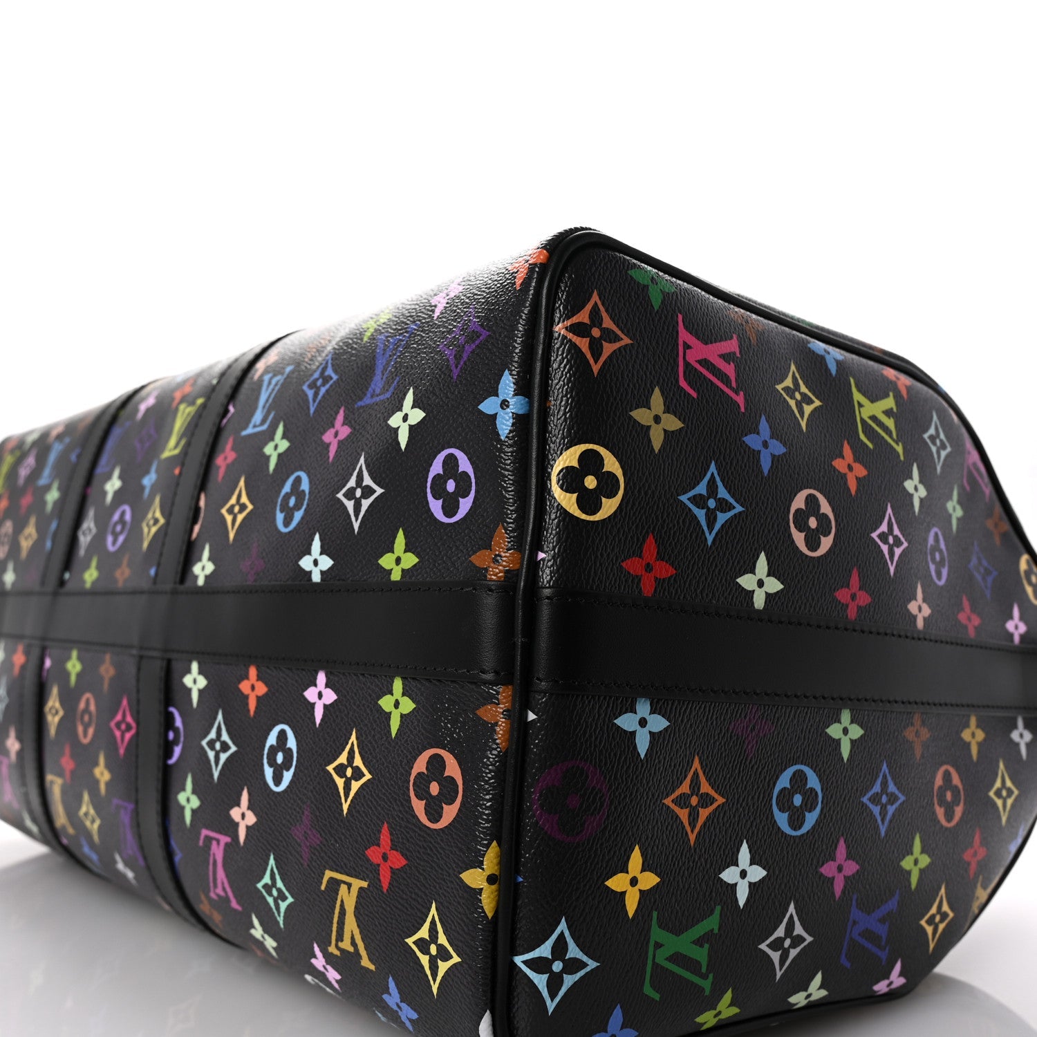 LV X TM Monogram Multicolor Keepall Bandouliere 50 Black