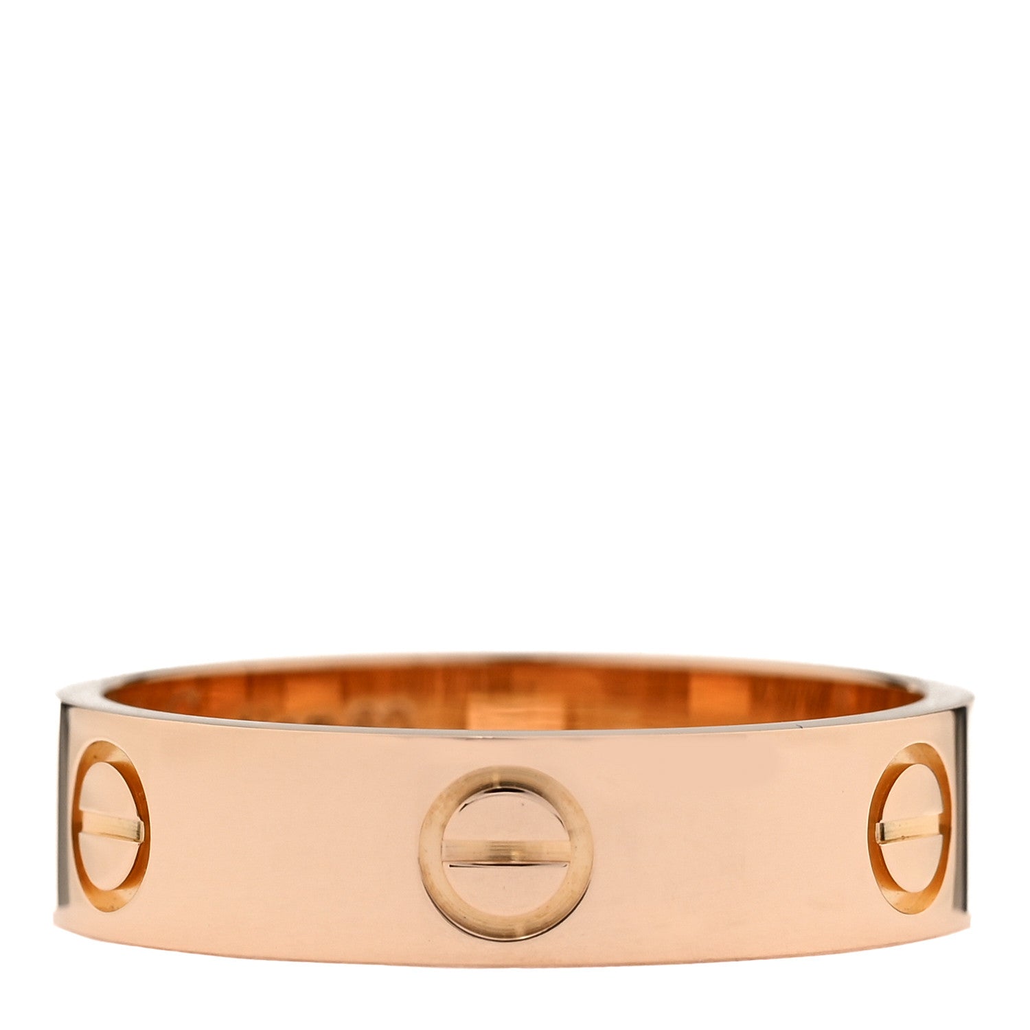 18K Pink Gold 5.5mm LOVE Ring 60 9.25