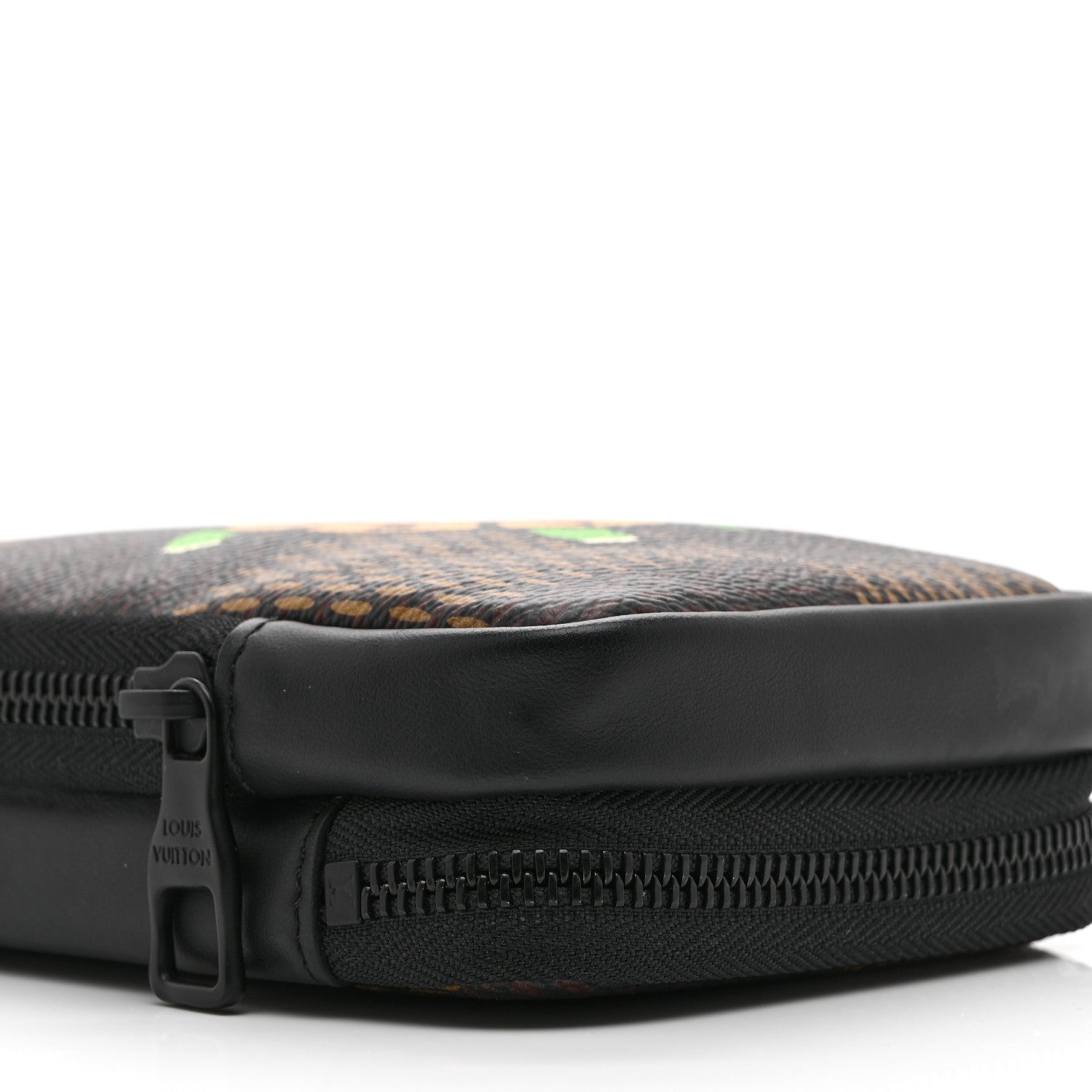 X NIGO Giant Damier Ebene Tortoise Double Phone Pouch