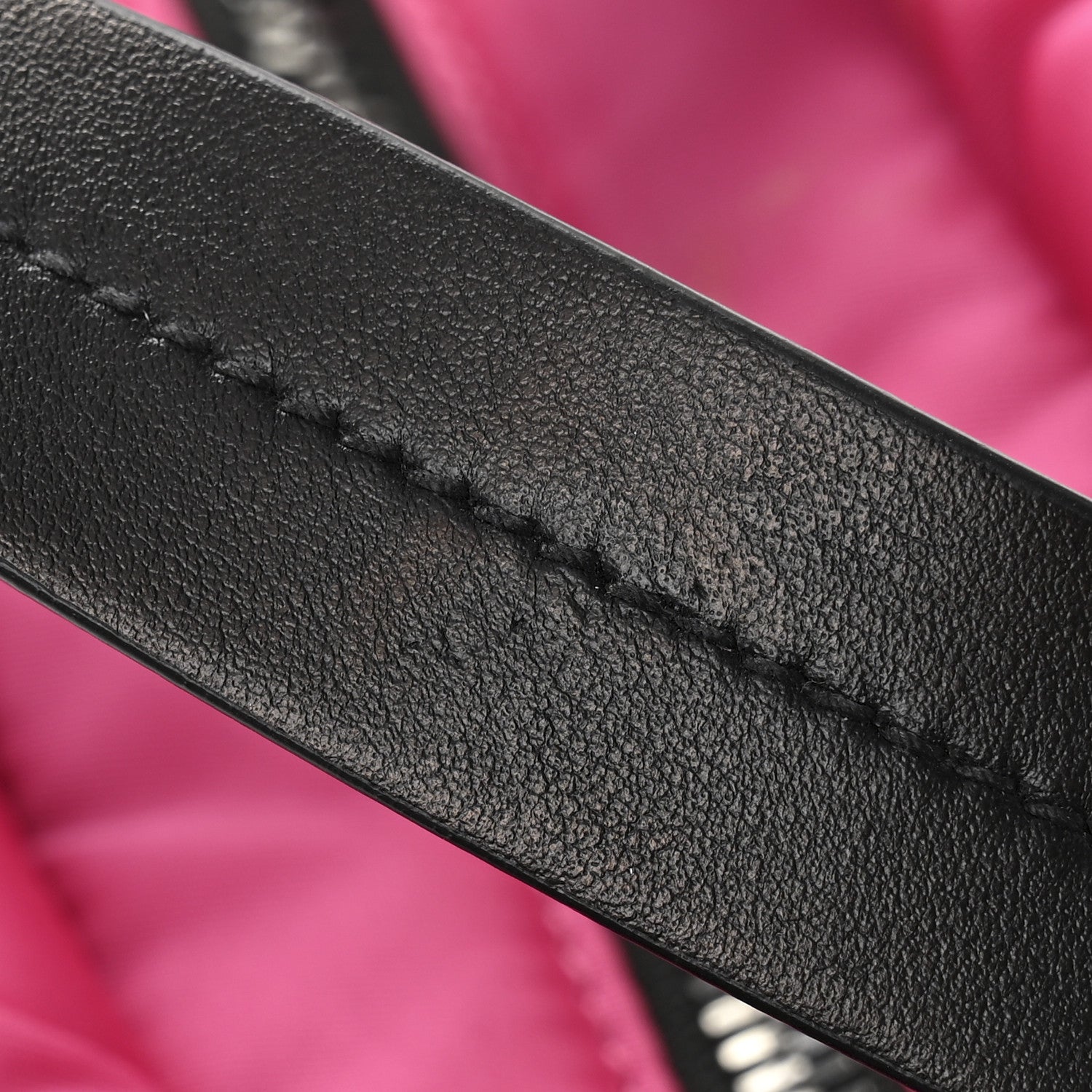 Tessuto Nylon Soft Padded Shopping Tote Fuxia