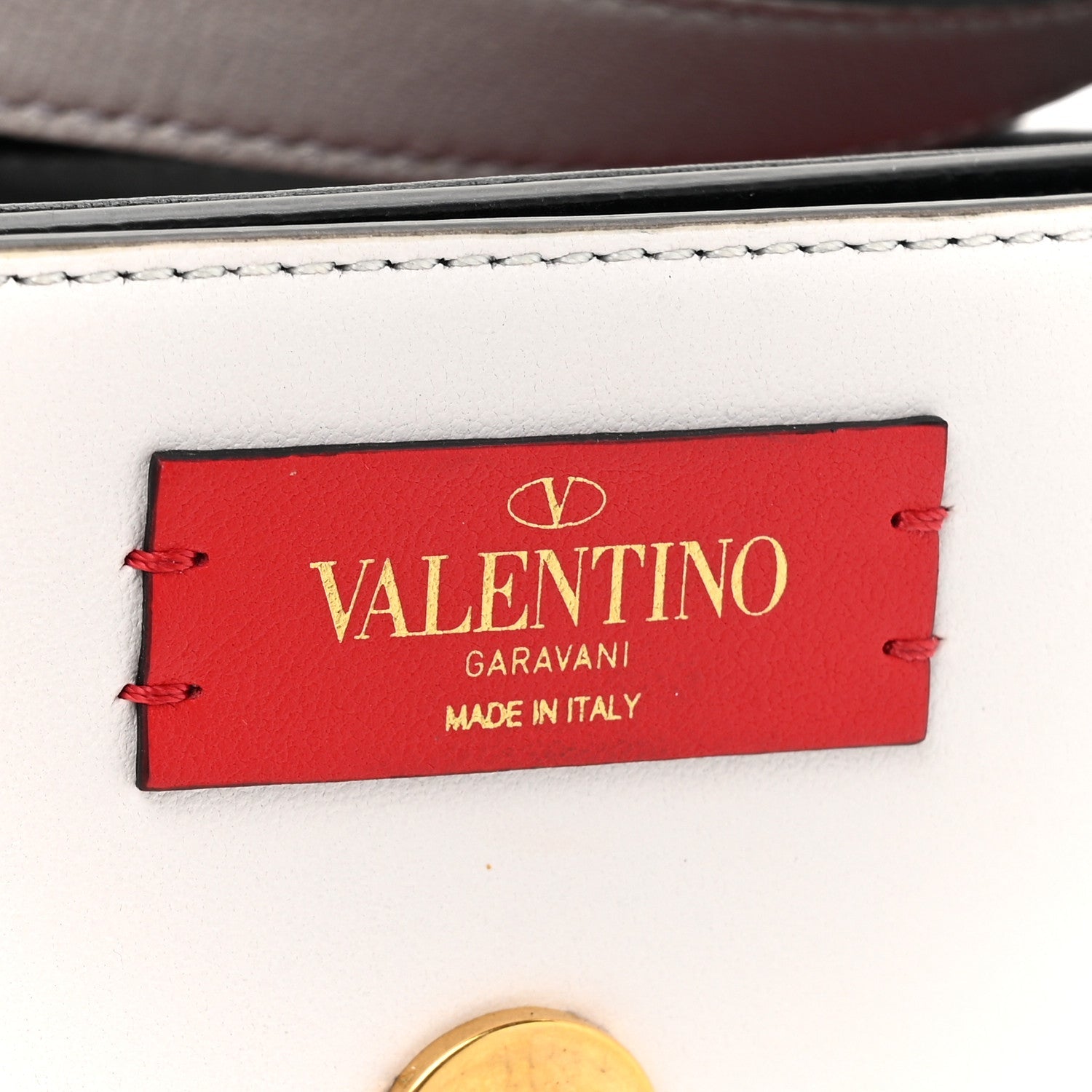 Smooth Calfskin Supervee Shoulder Bag Optic White