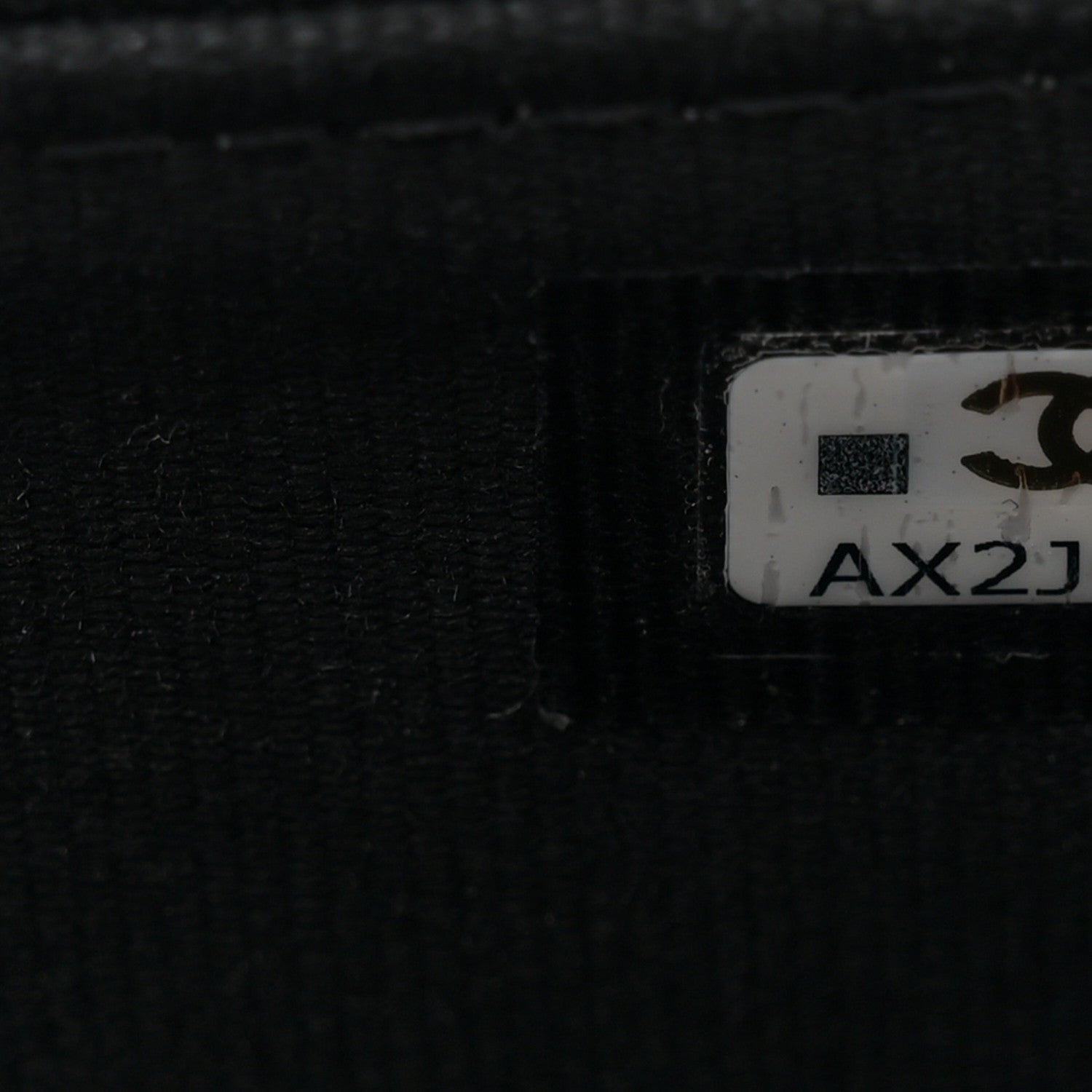 Caviar Quilted Pocket Twins Clutch With Chain Black