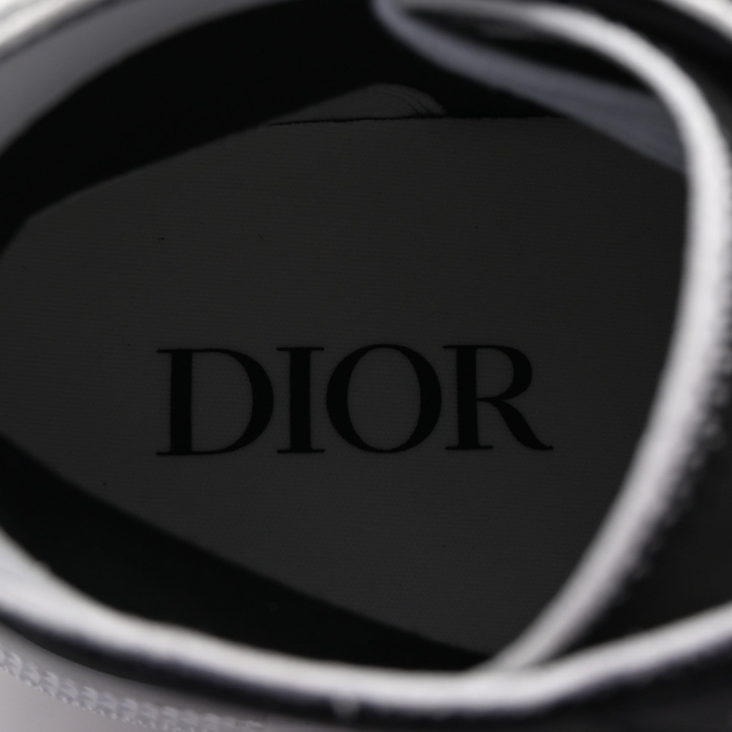 Nylon Calfskin Mens B23 High Top Sneakers 42 Black