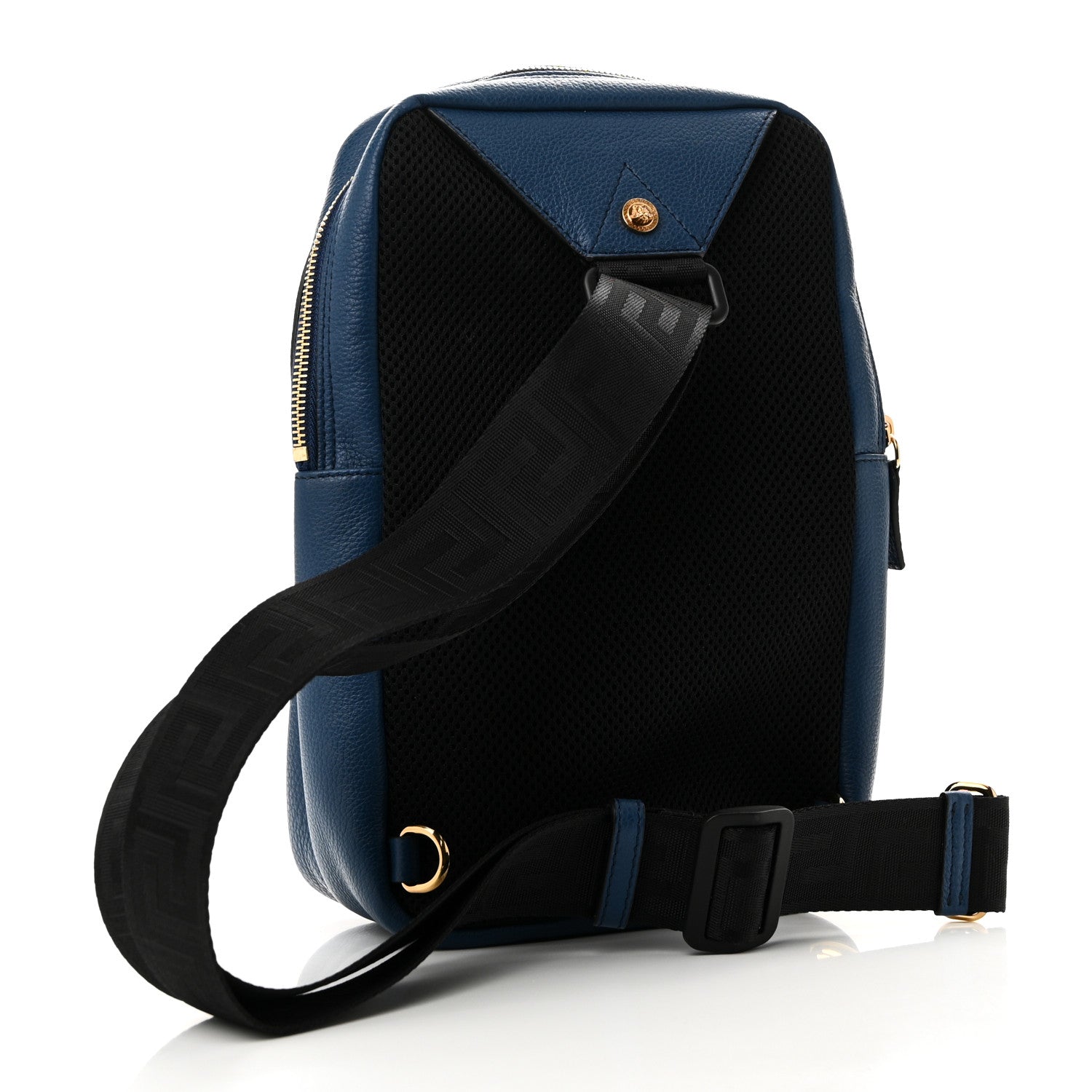 Calfskin Sling Backpack Blue