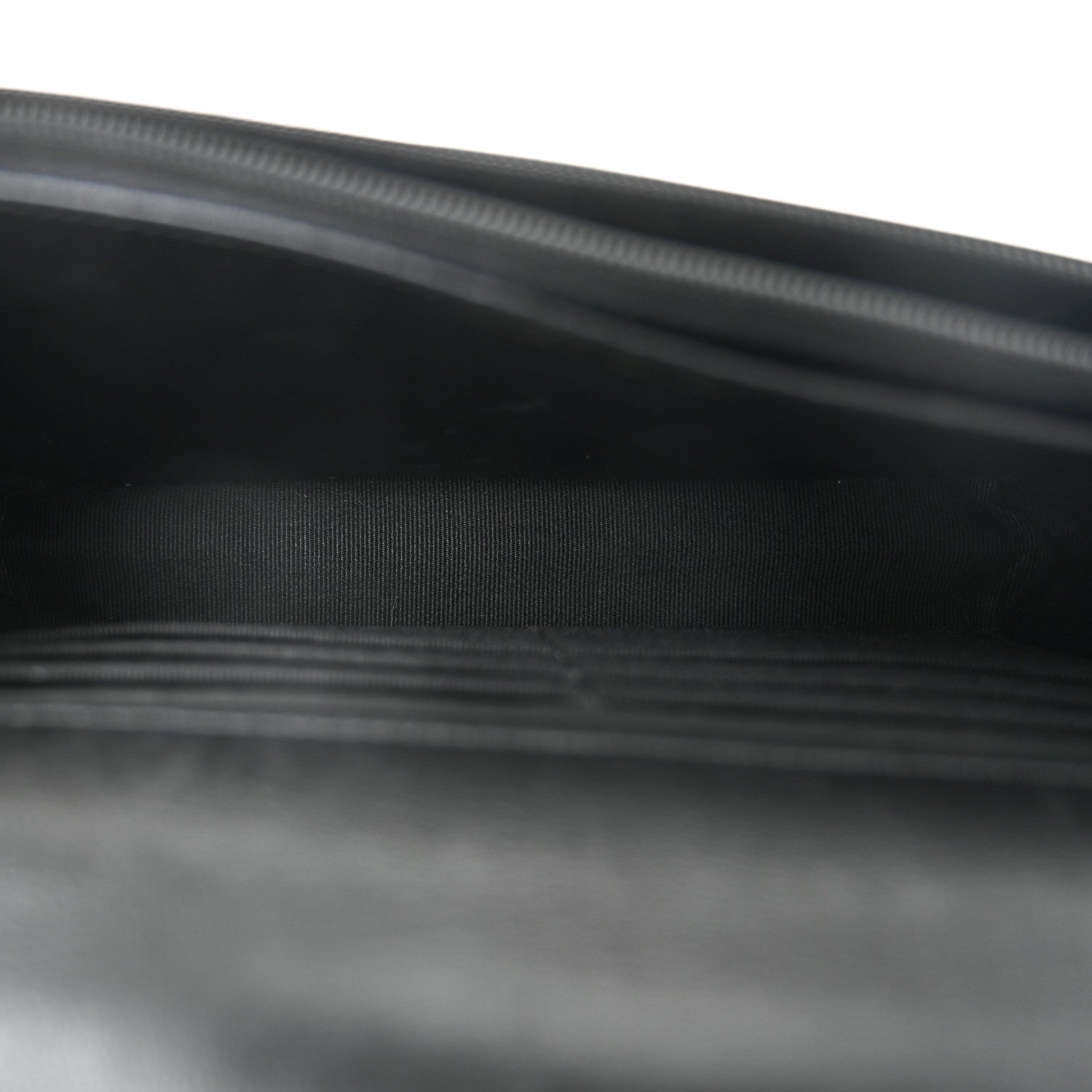 Lambskin Quilted Pick Me Up Wallet On Chain WOC Black