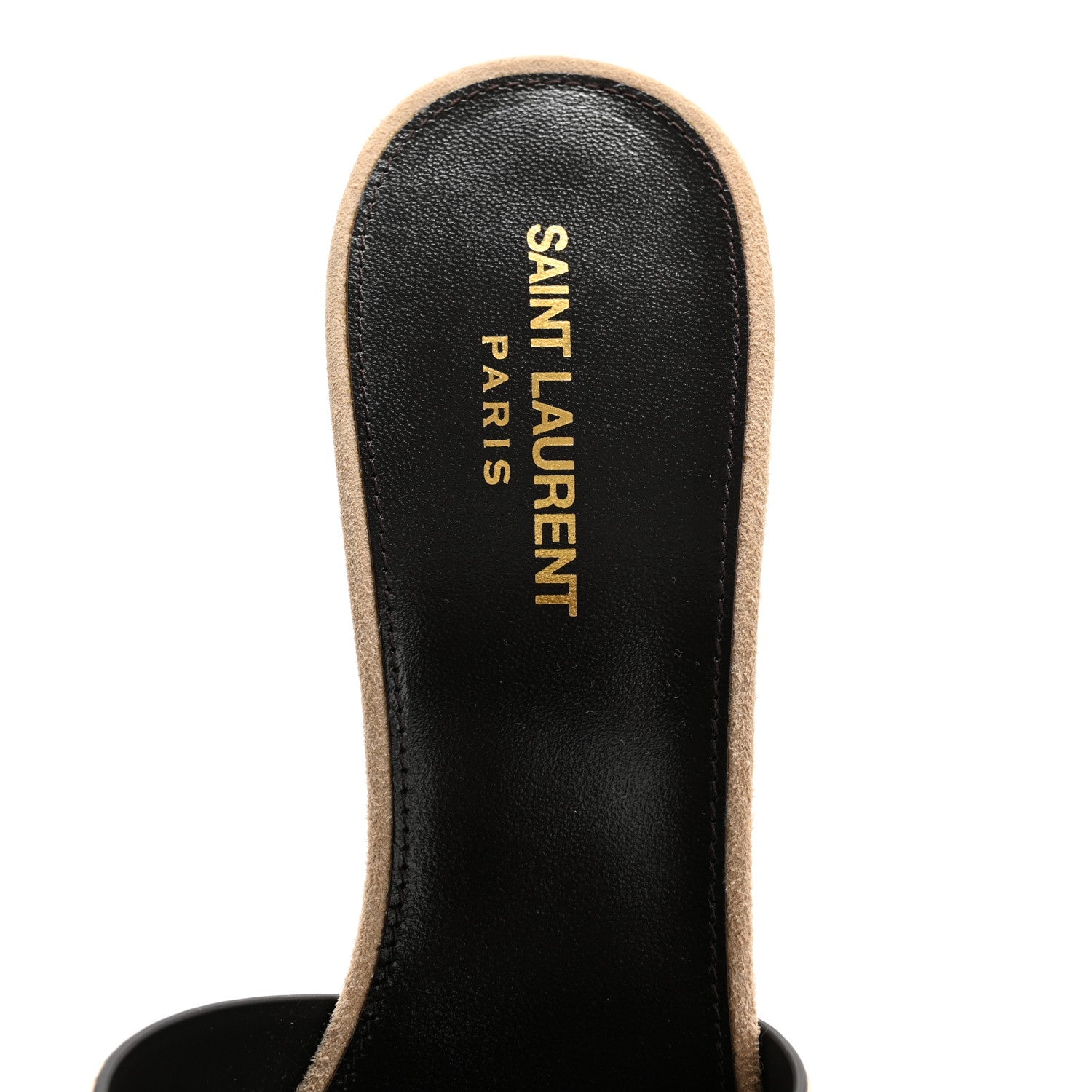 Suede Tribute 85 Slide Sandals 41 Sand