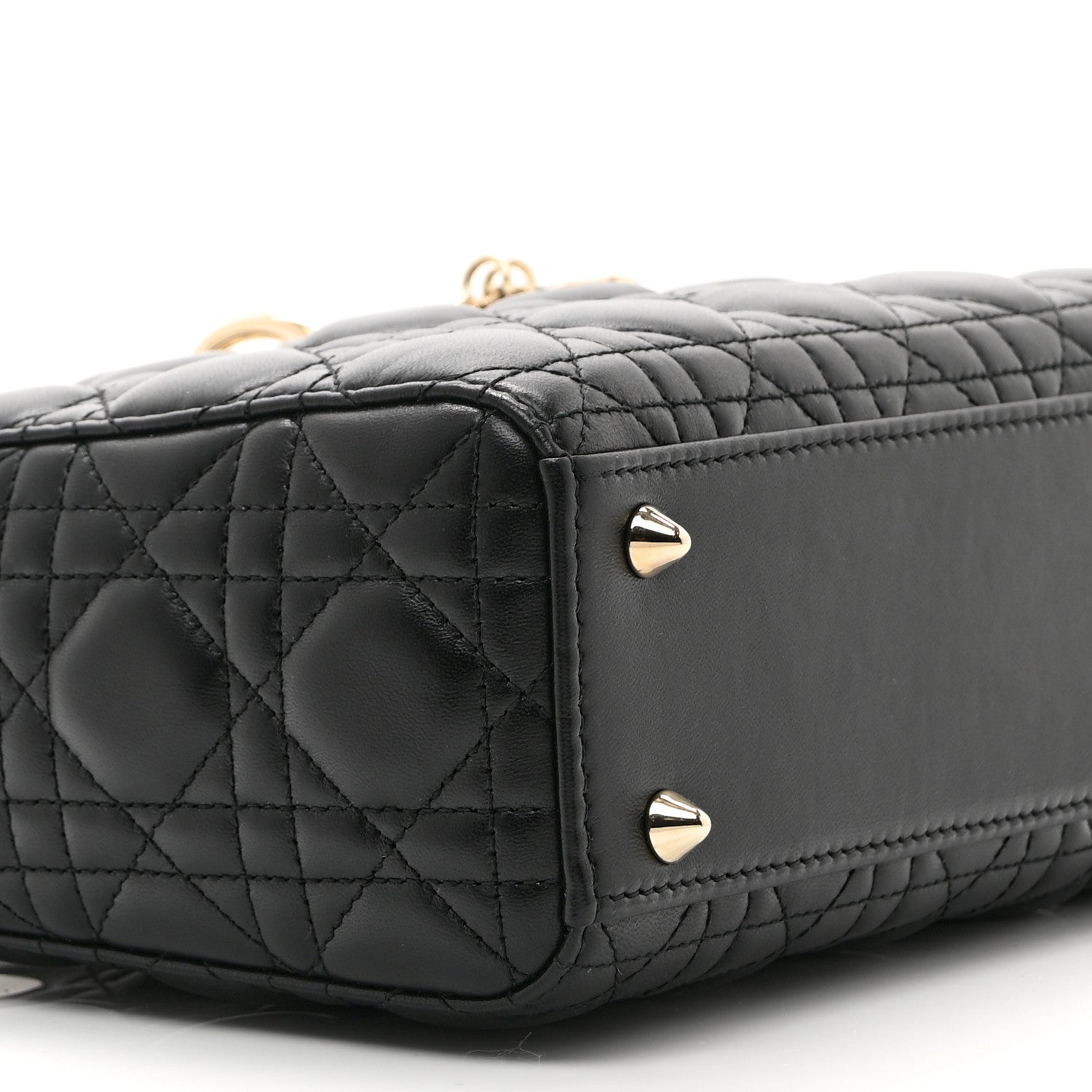 Lambskin Cannage Small My ABCDior Lady Dior Black