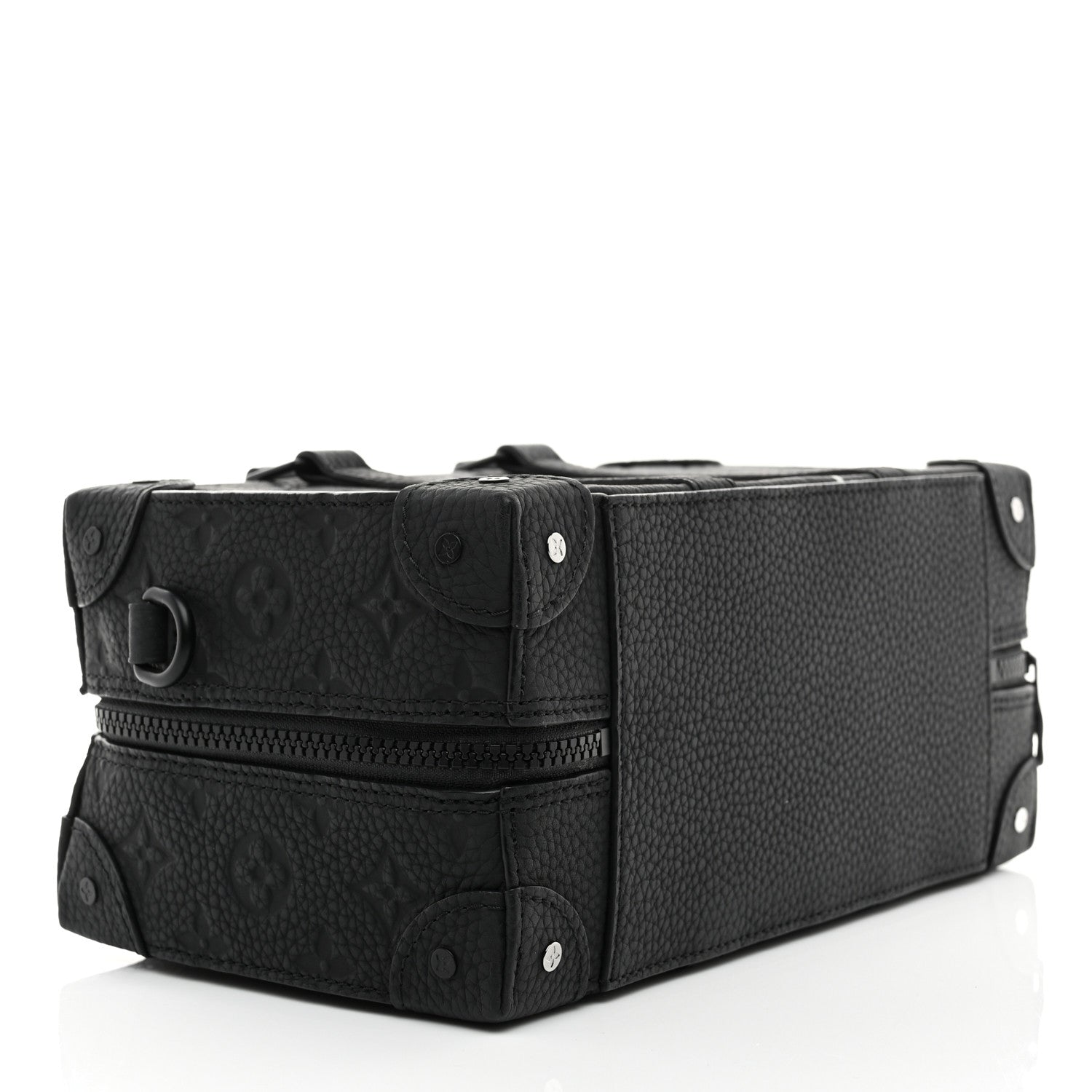 Taurillon Monogram Cartoon LV Friends Speedy Soft Trunk Black