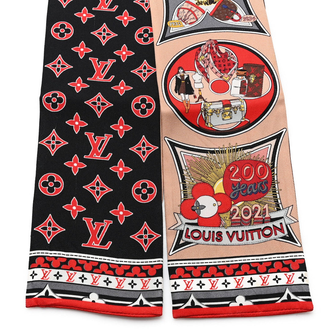 Silk Monogram Louis In A Comic Bandeau