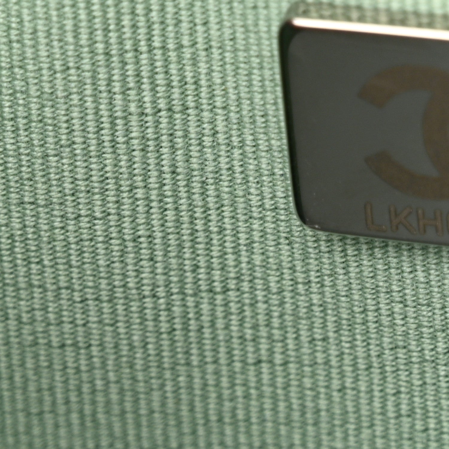 Caviar Quilted Boy Wallet On Chain WOC Light Green