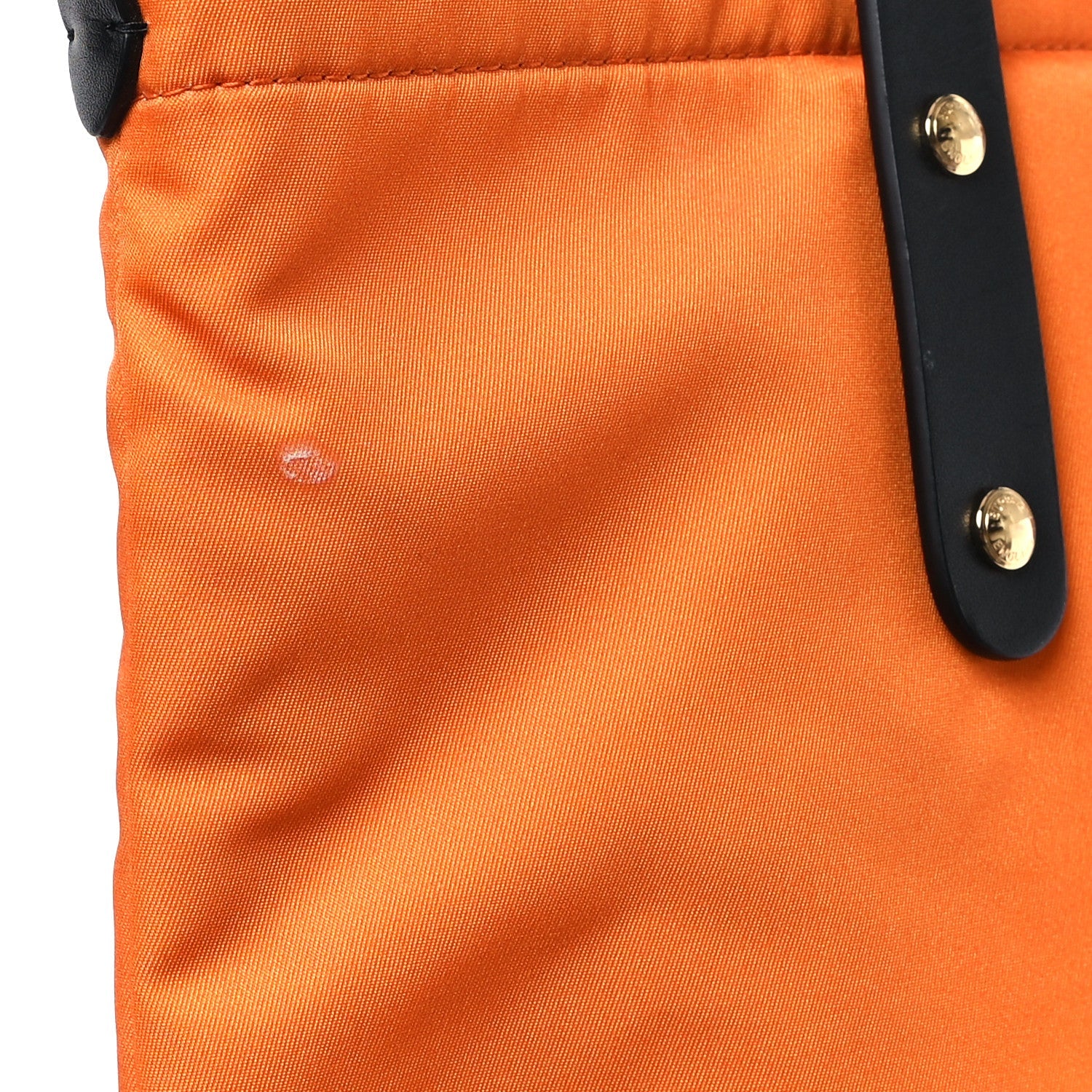 Nylon London England Print Logo Flat Tote Orange