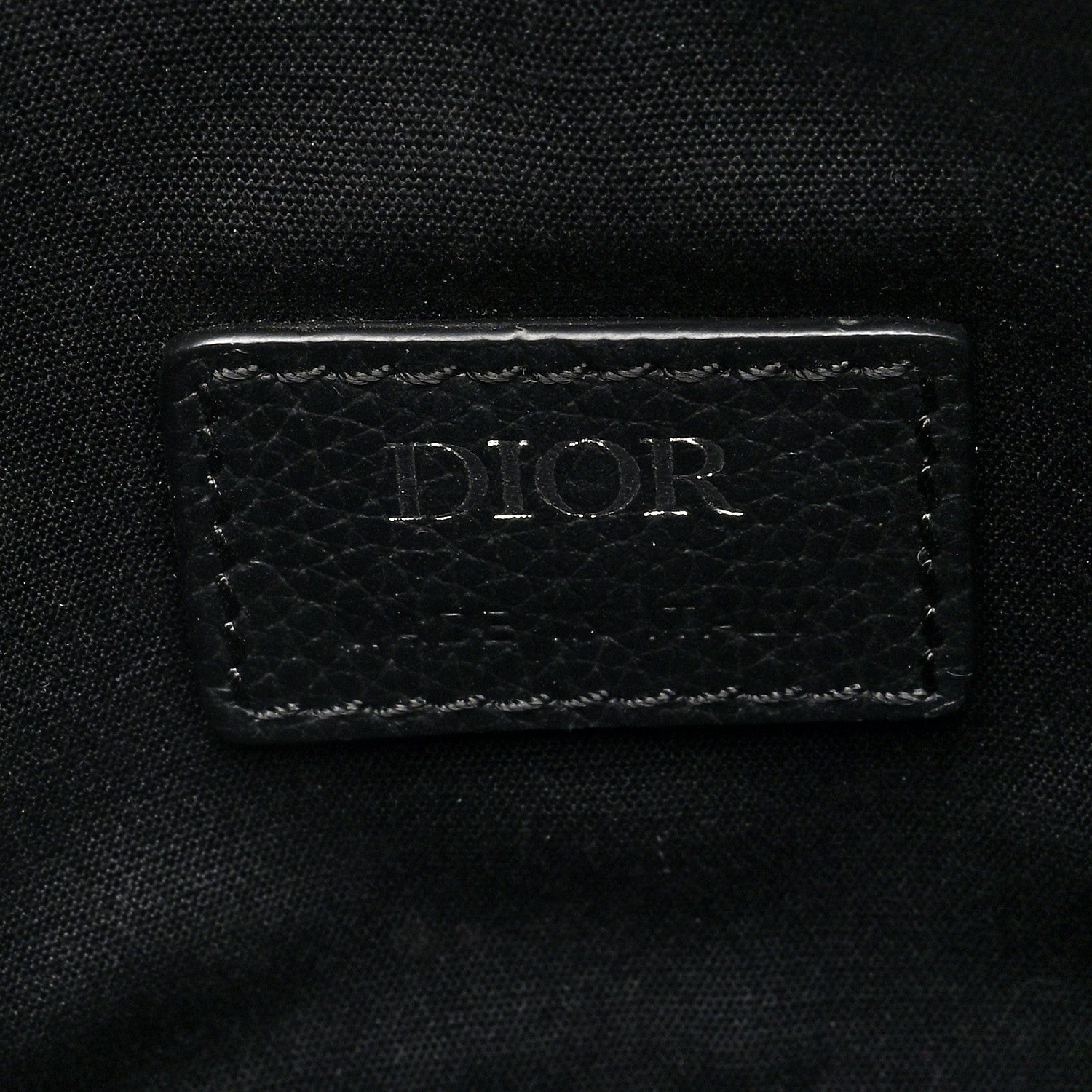 Oblique Mini Soft Saddle Bag Beige Black