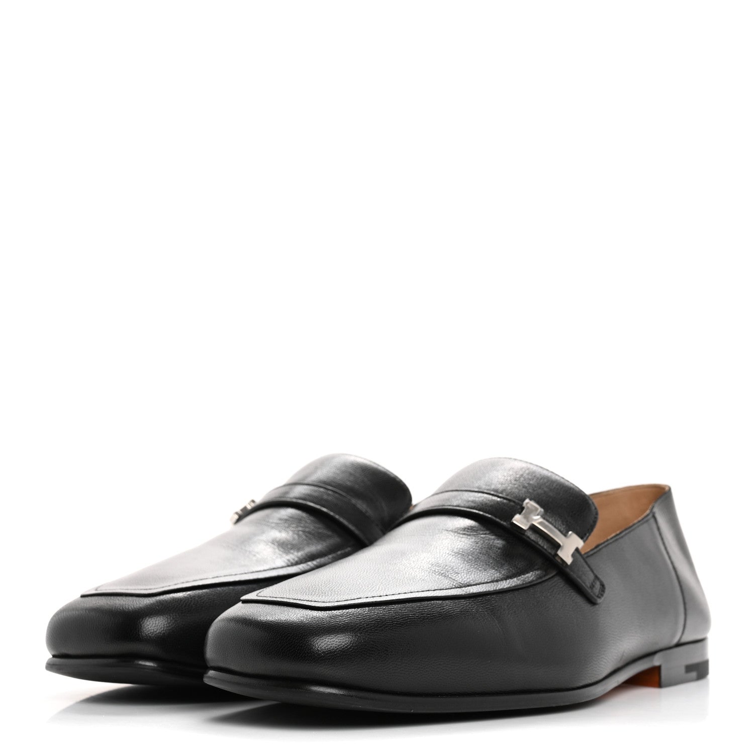 Goatskin Mens Giovanni Loafer 41 Black