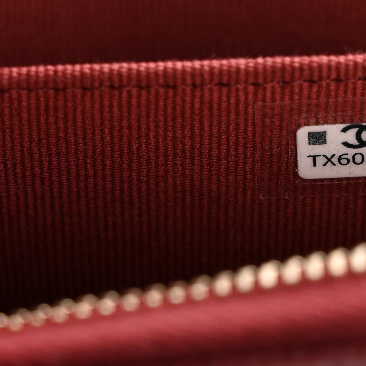 Caviar Quilted Zip Around Coin Purse Burgundy