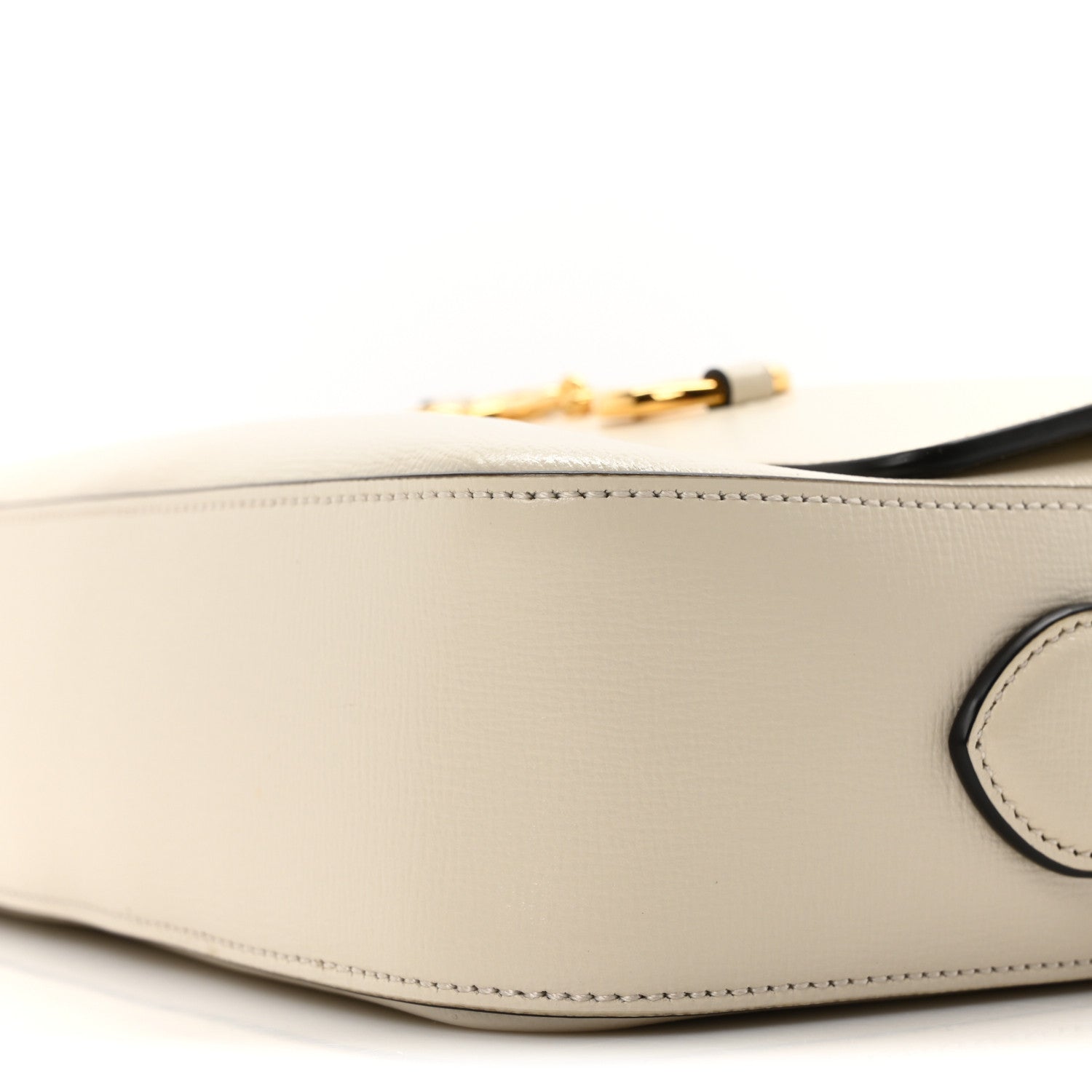 Azalea Calfskin Small Horsebit 1955 Shoulder Bag Mystic White