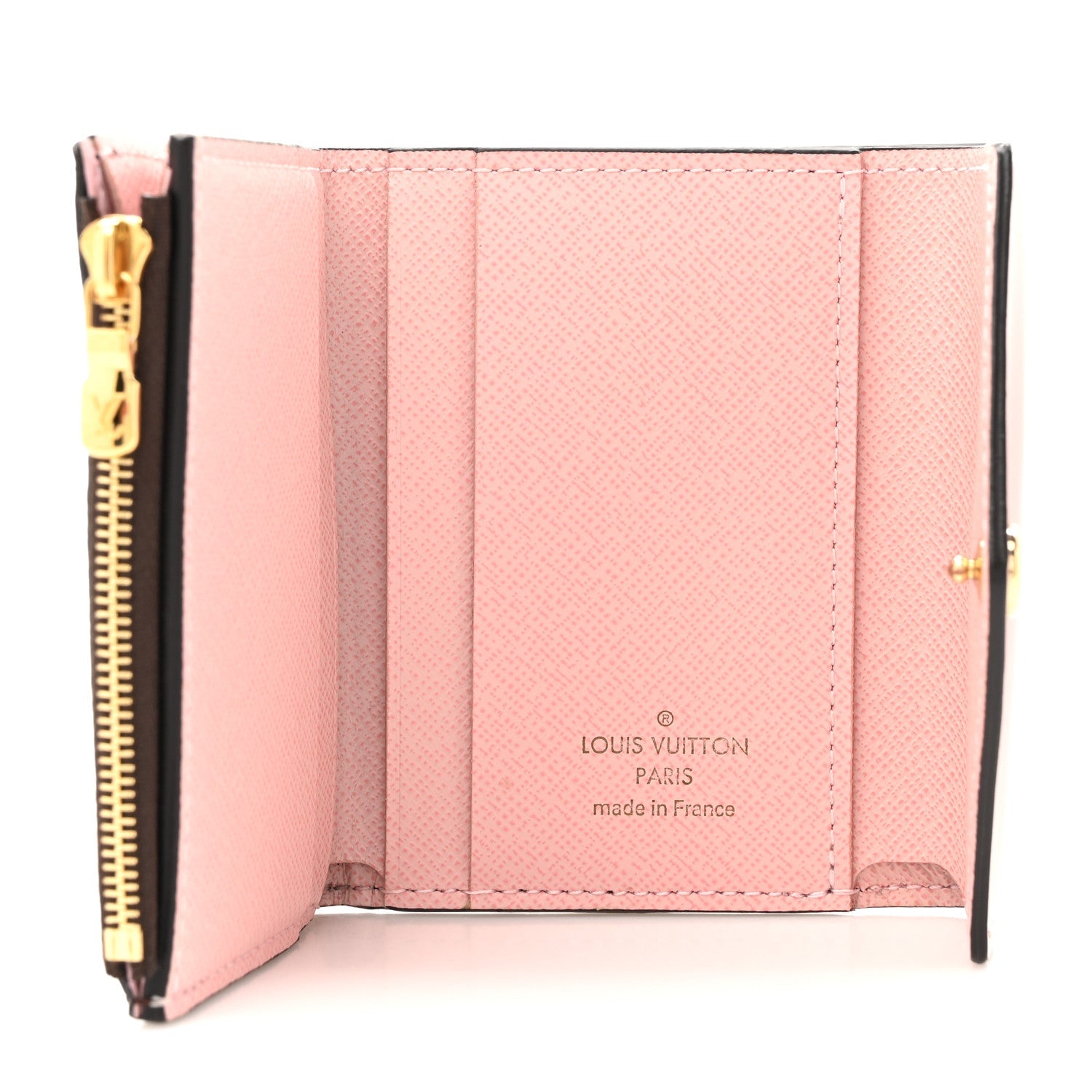 Monogram Zoe Wallet Rose Ballerine