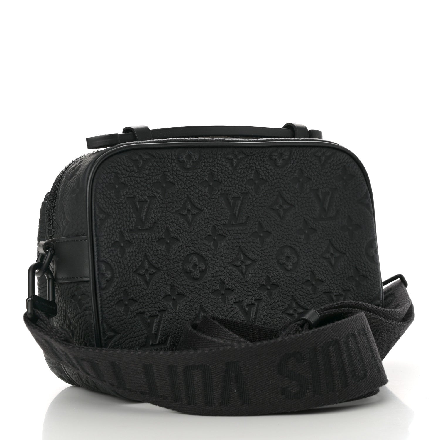 Taurillon Monogram S Lock Messenger Black