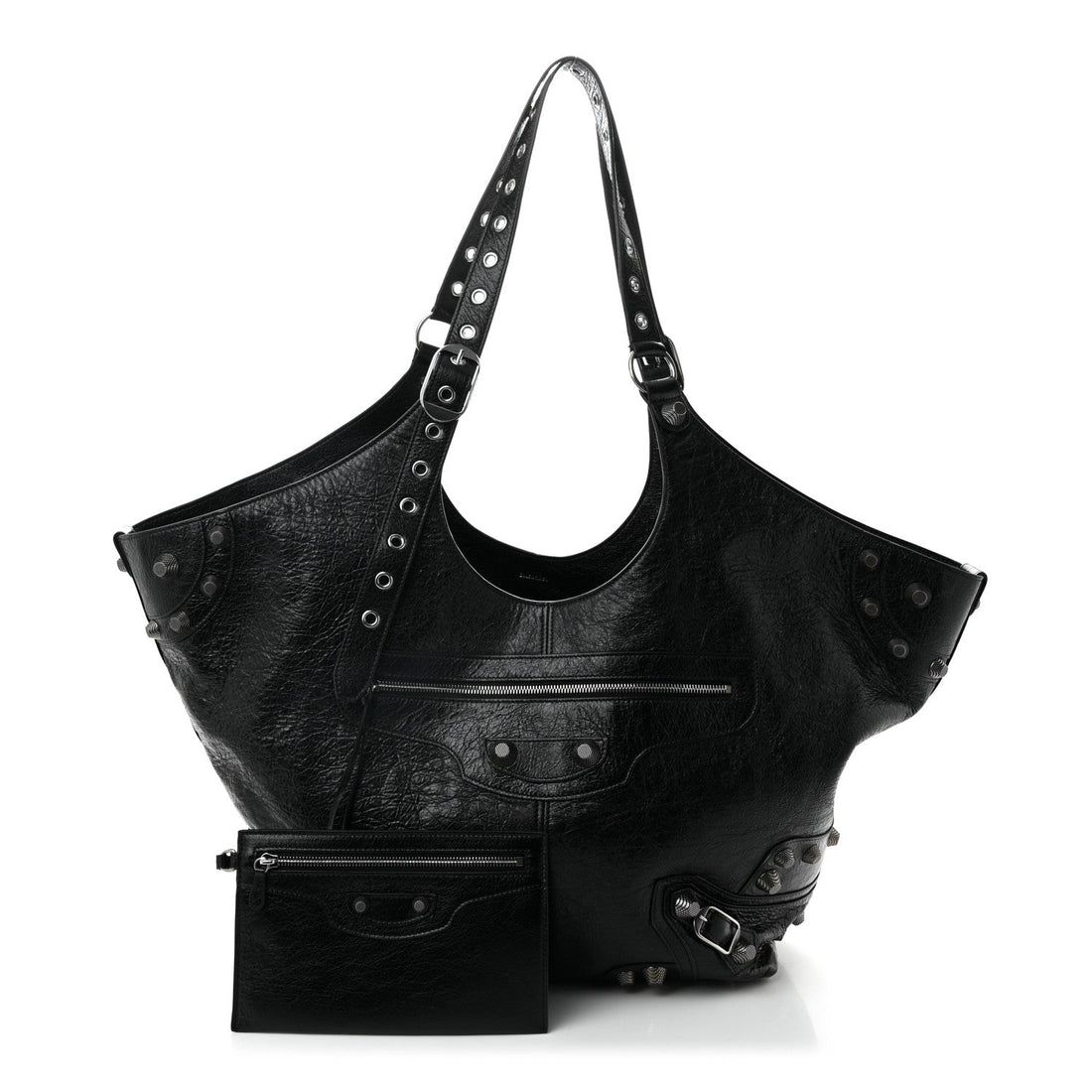 Agneau Arena Large Le Cagole Carry All Bag Black