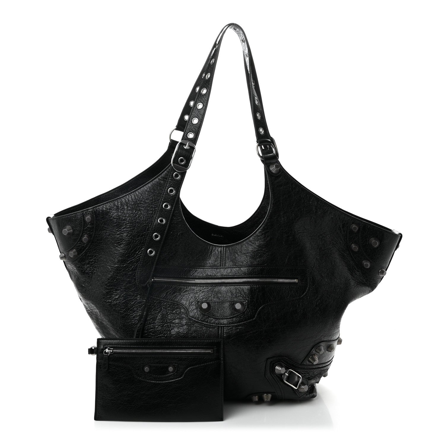 Agneau Arena Large Le Cagole Carry All Bag Black